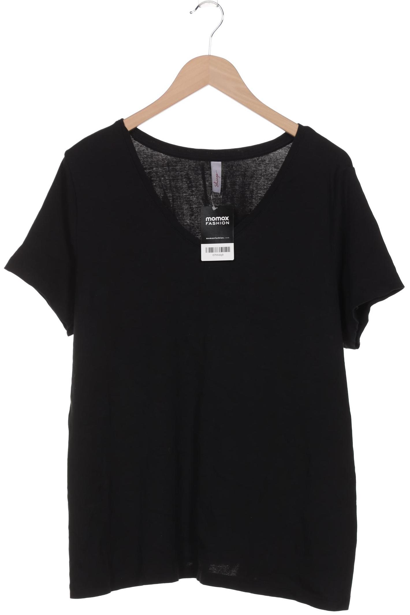 

sheego Damen T-Shirt, schwarz, Gr. 48