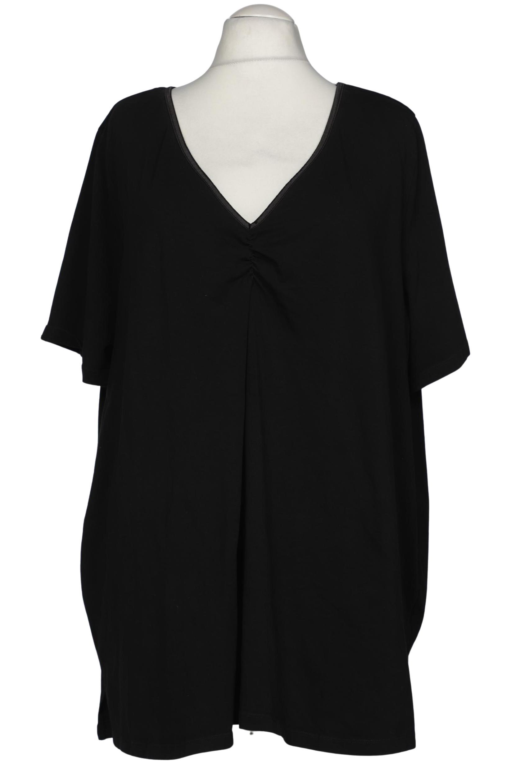

sheego Damen T-Shirt, schwarz, Gr. 56