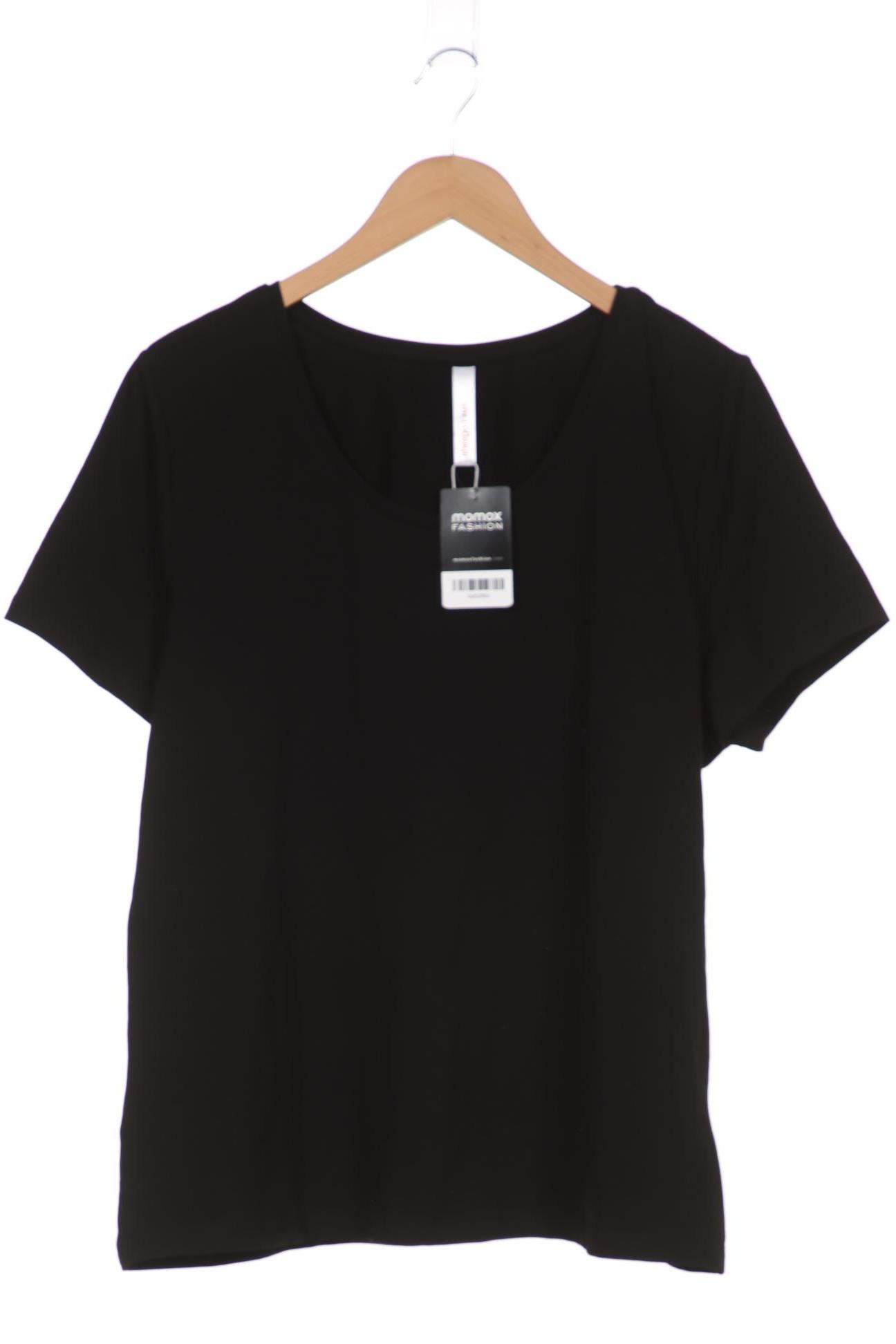 

sheego Damen T-Shirt, schwarz