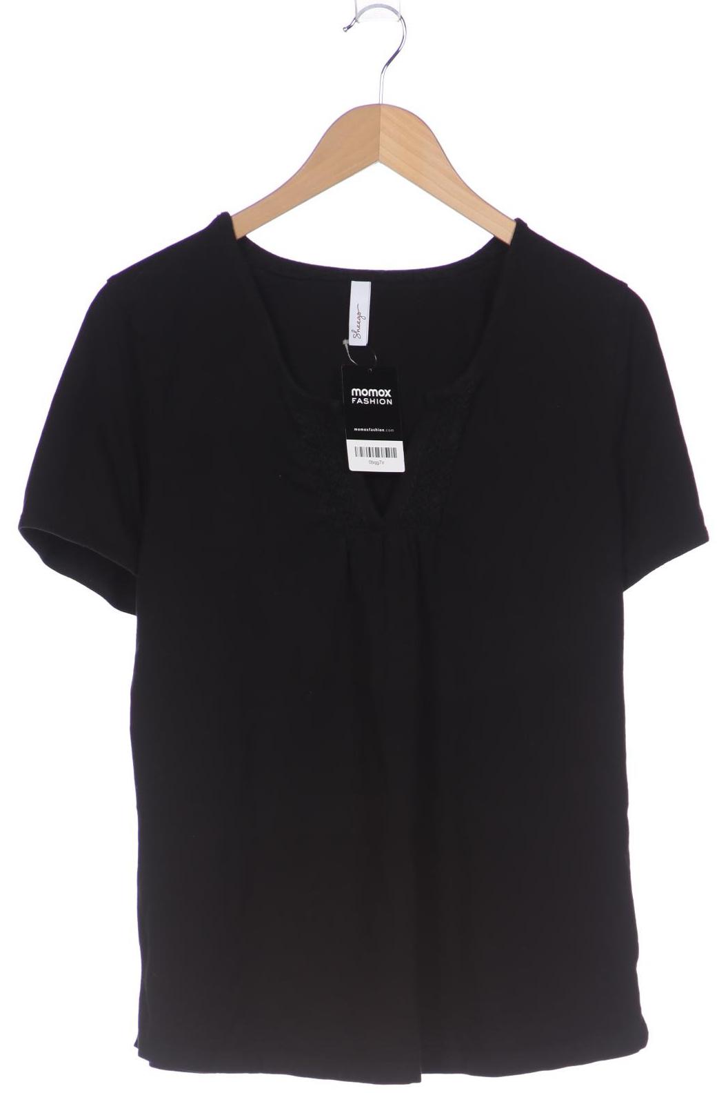 

sheego Damen T-Shirt, schwarz