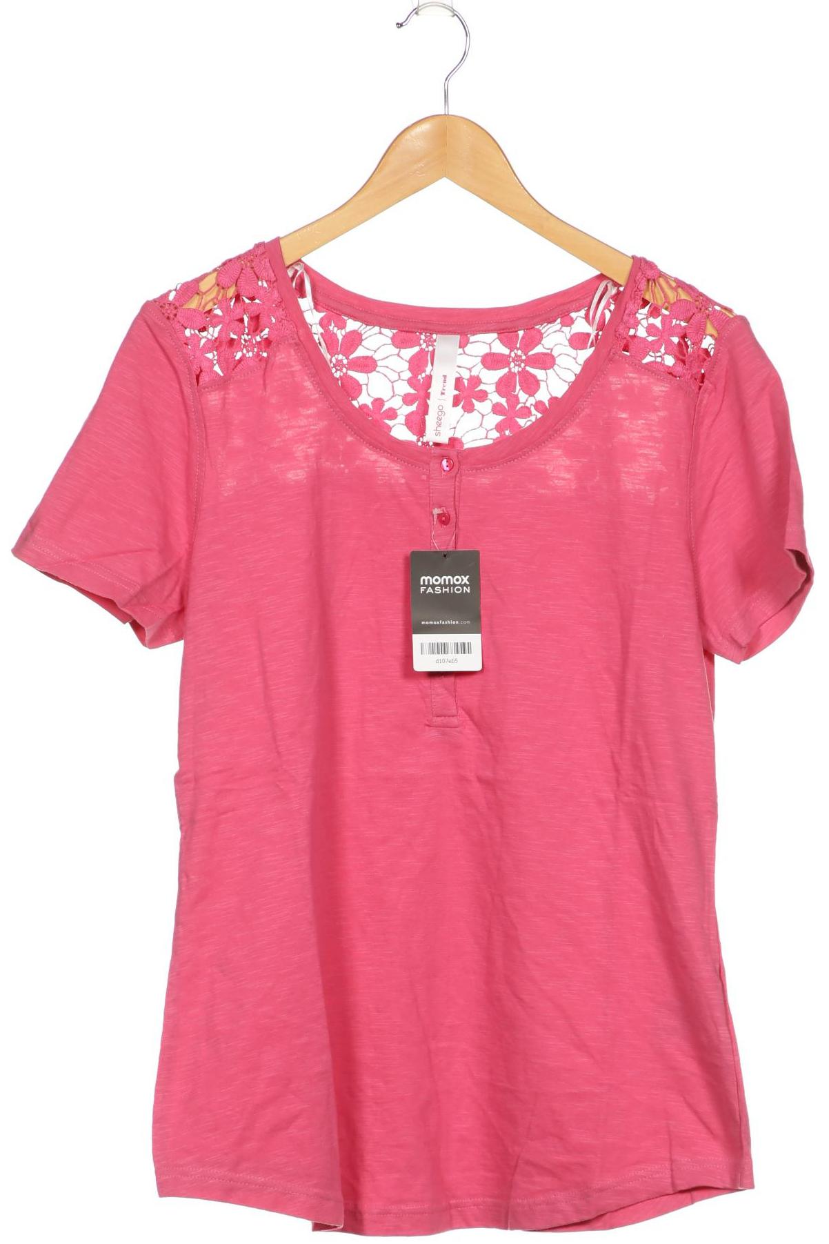 

sheego Damen T-Shirt, pink, Gr. 40