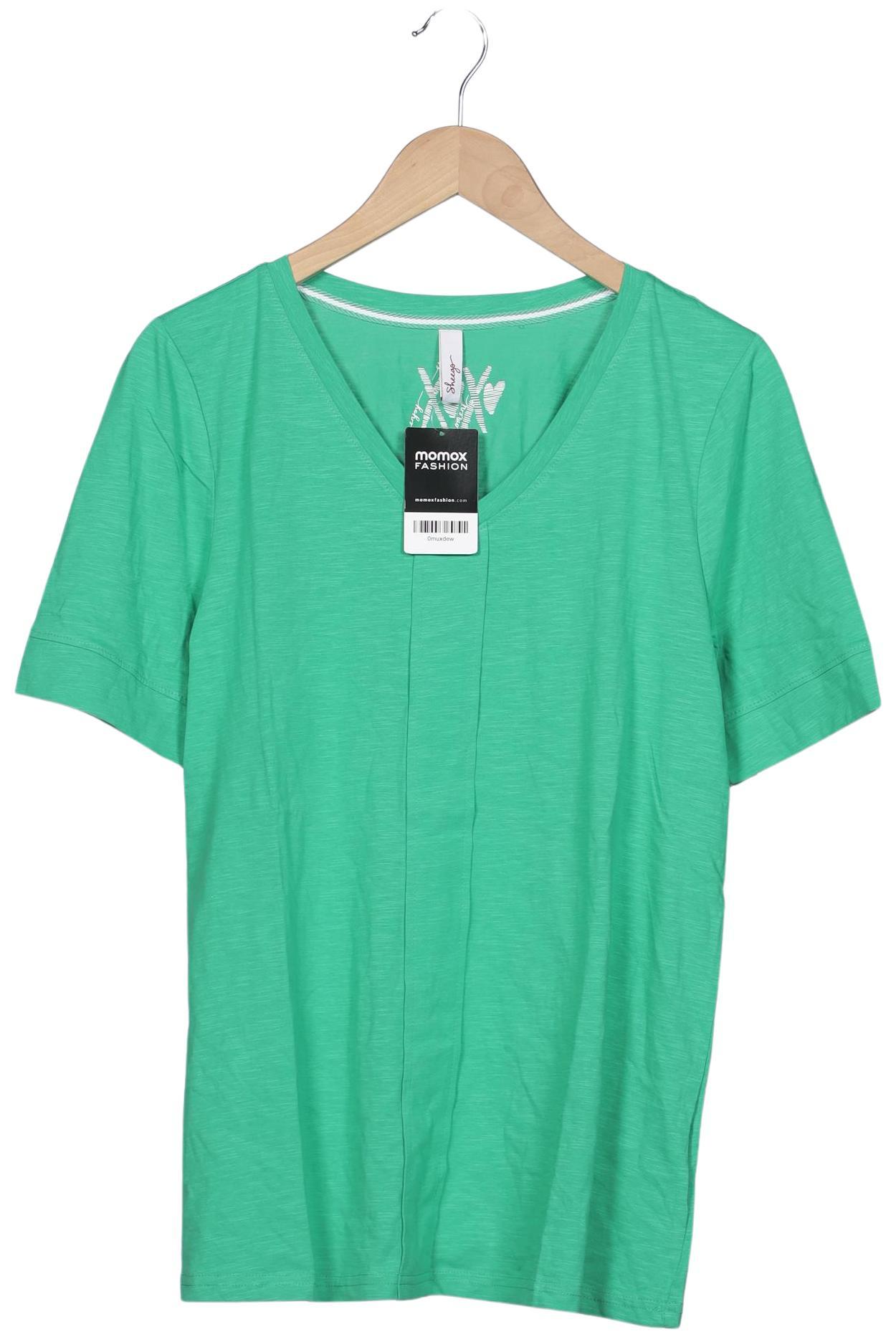 

sheego Damen T-Shirt, grün, Gr. 40