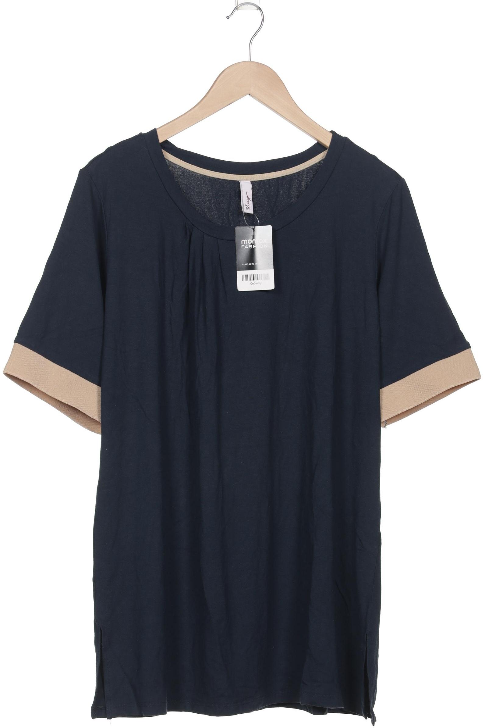 

sheego Damen T-Shirt, marineblau, Gr. 44