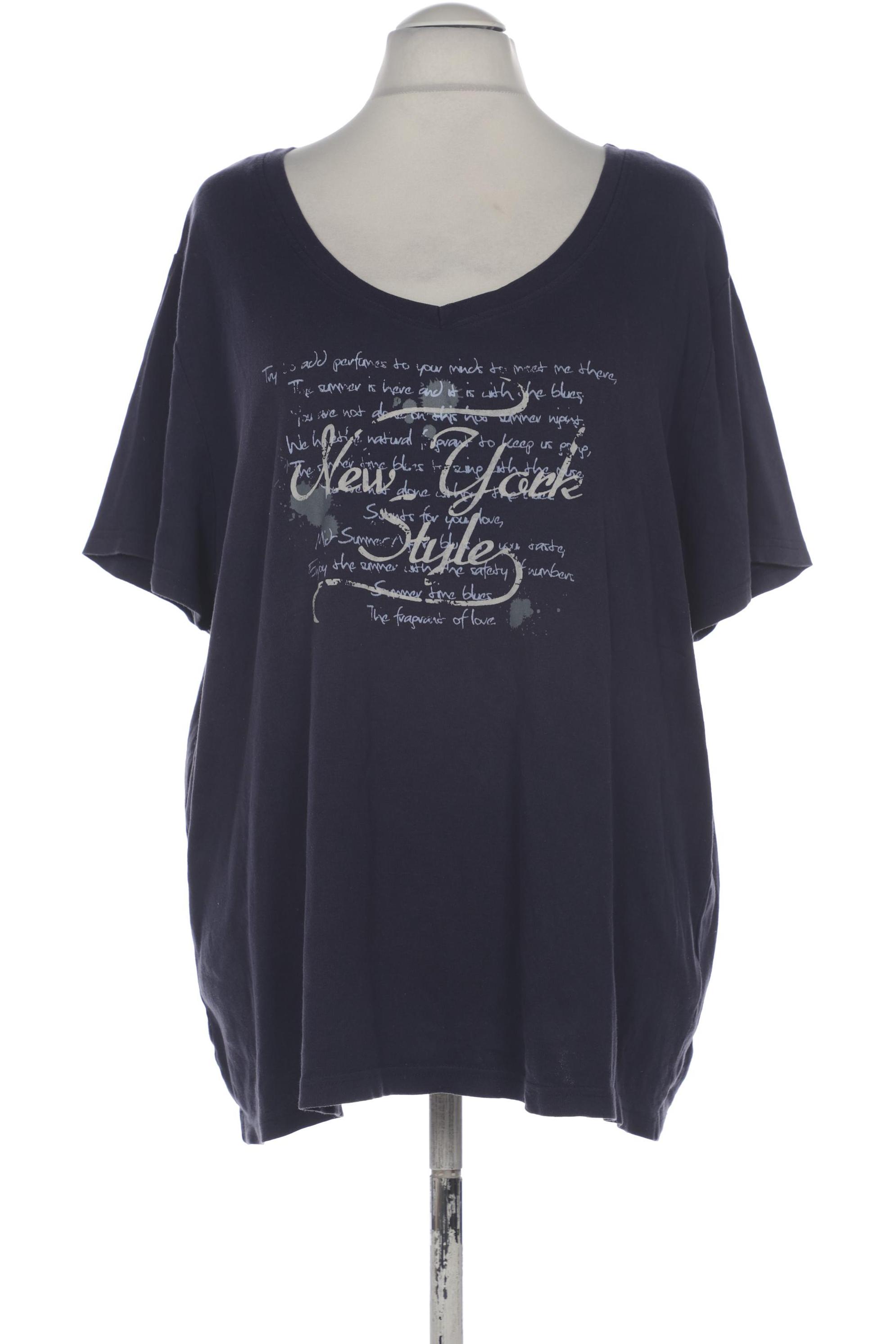 

sheego Damen T-Shirt, marineblau, Gr. 52