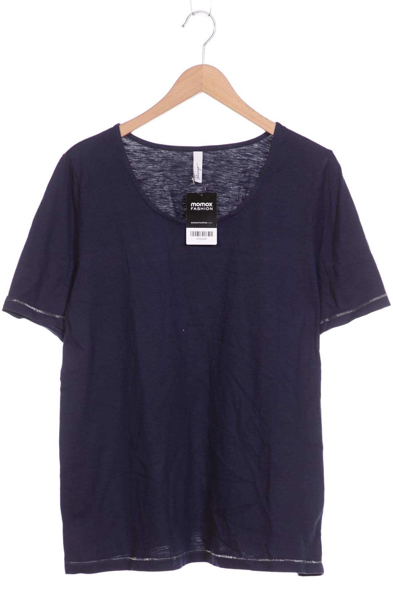 

sheego Damen T-Shirt, marineblau, Gr. 44