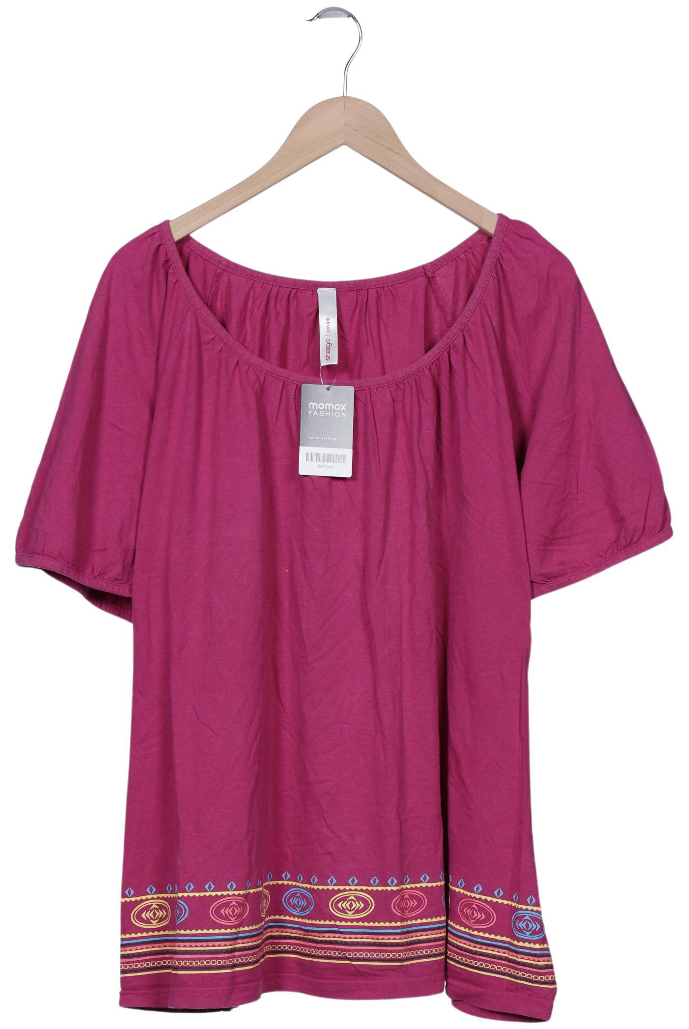 

sheego Damen T-Shirt, pink, Gr. 52