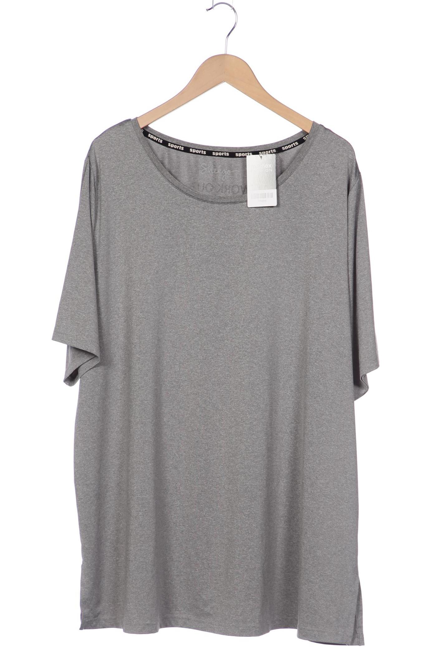 

sheego Damen T-Shirt, grau