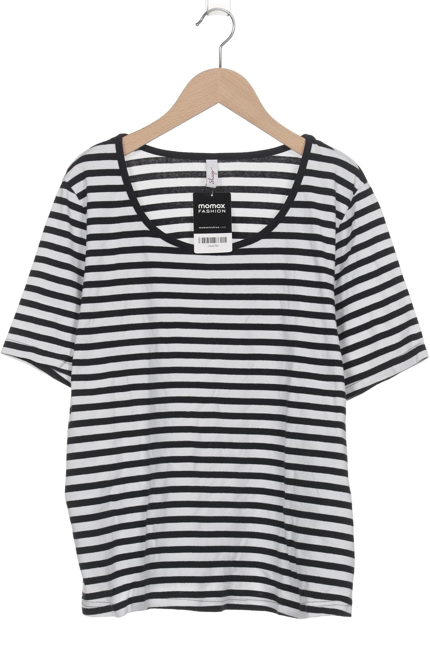 

sheego Damen T-Shirt, schwarz, Gr. 46