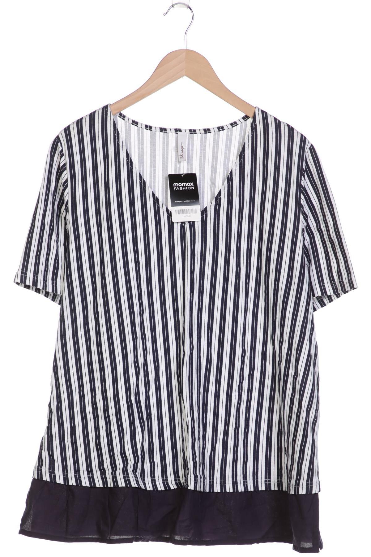 

sheego Damen T-Shirt, marineblau, Gr. 48