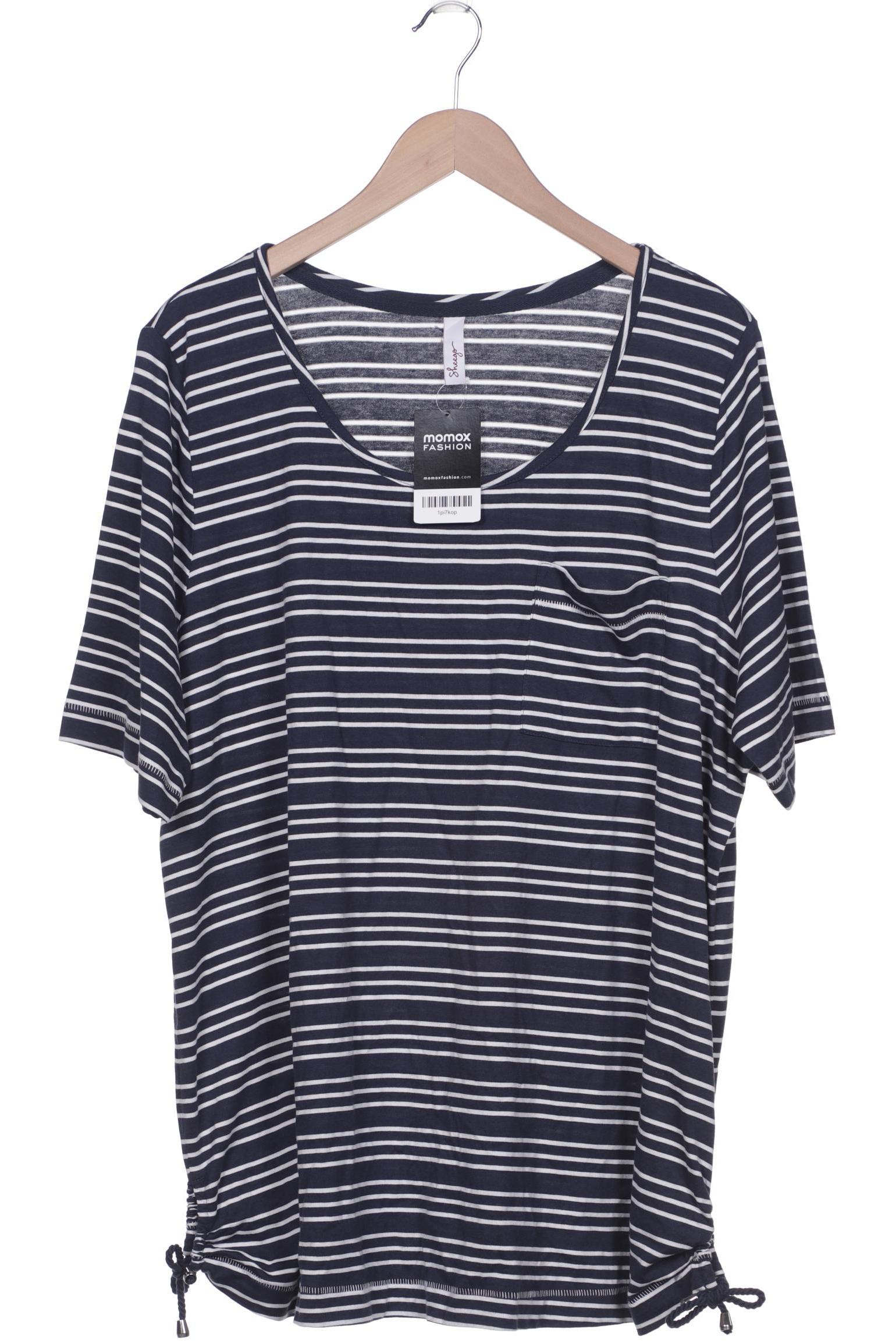 

sheego Damen T-Shirt, marineblau