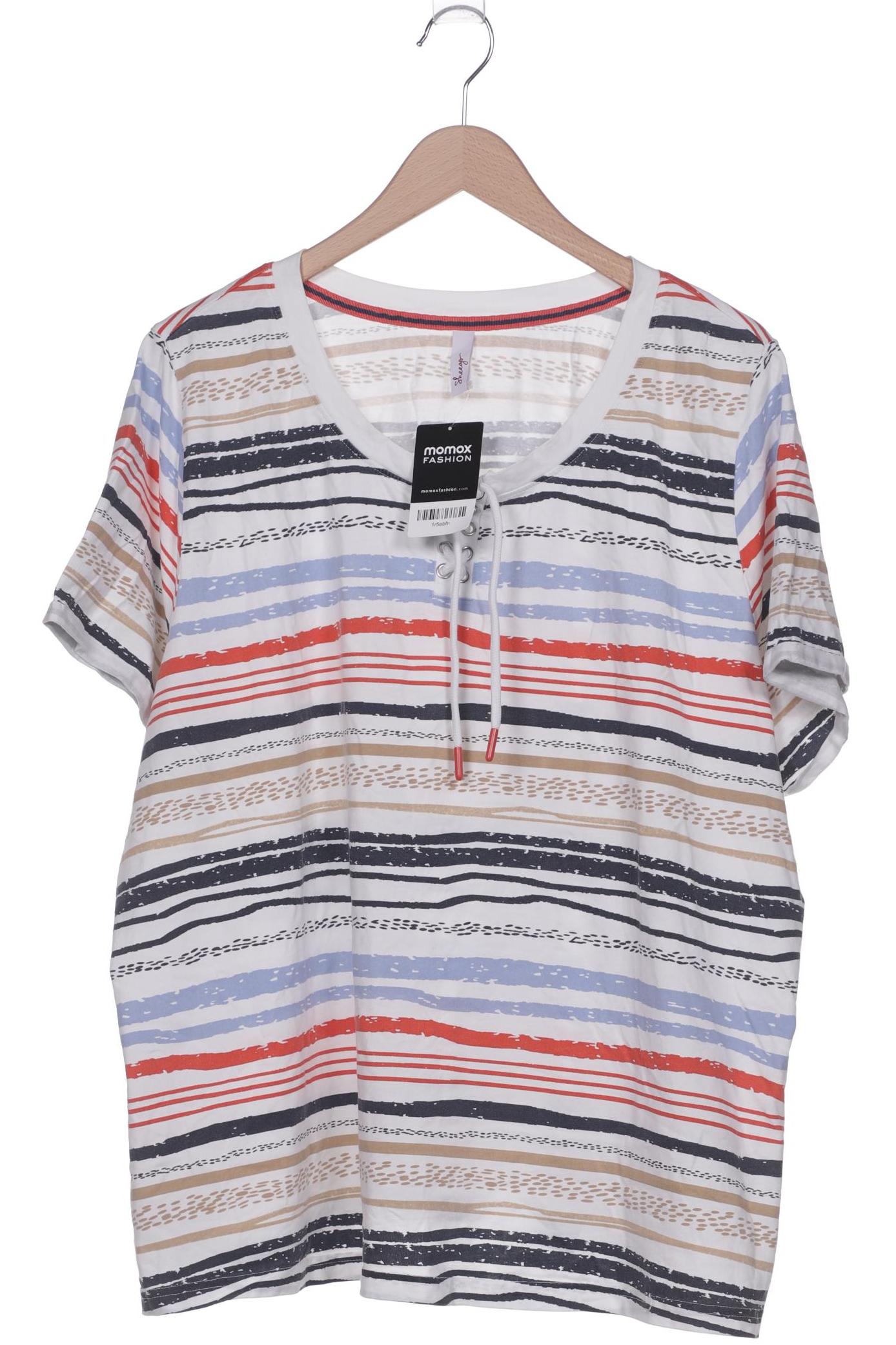 

sheego Damen T-Shirt, mehrfarbig, Gr. 52