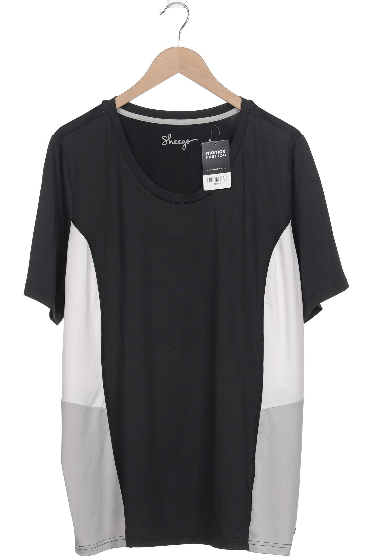 

sheego Damen T-Shirt, schwarz, Gr. 48