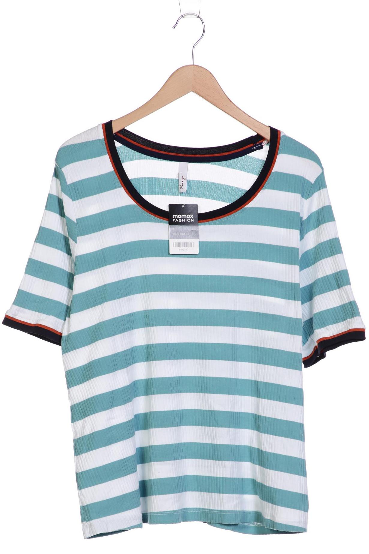 

sheego Damen T-Shirt, türkis, Gr. 48