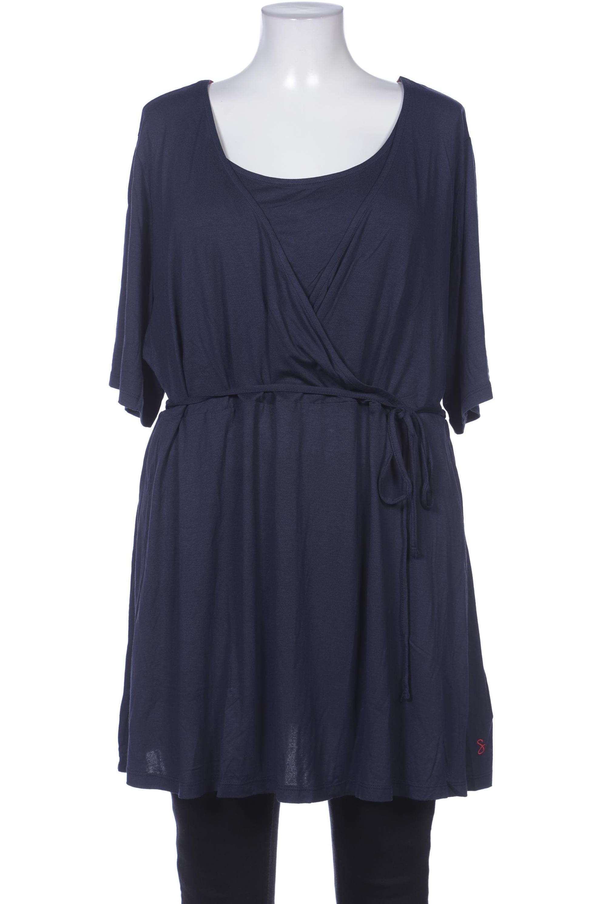 

sheego Damen T-Shirt, marineblau, Gr. 52