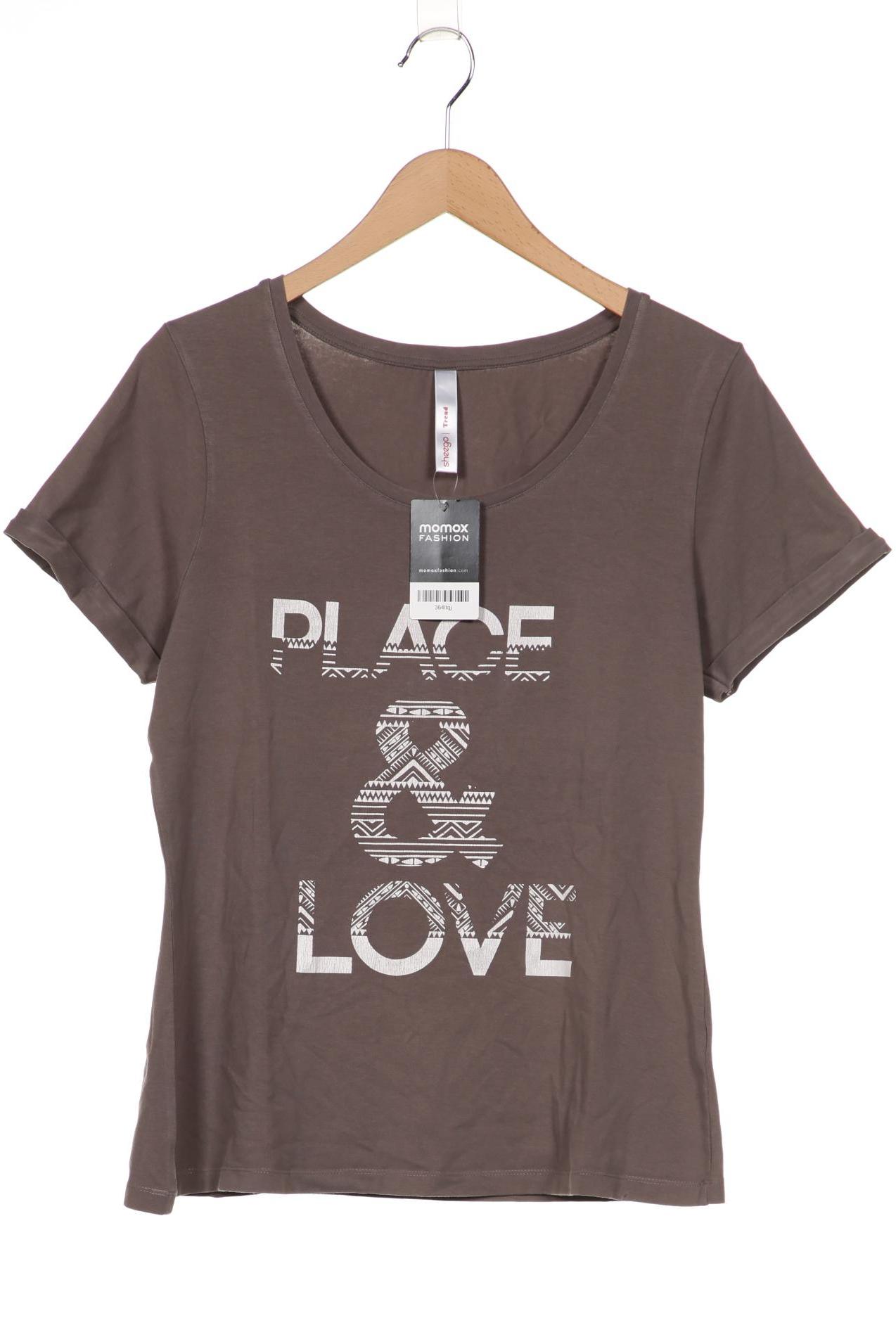 

sheego Damen T-Shirt, grau