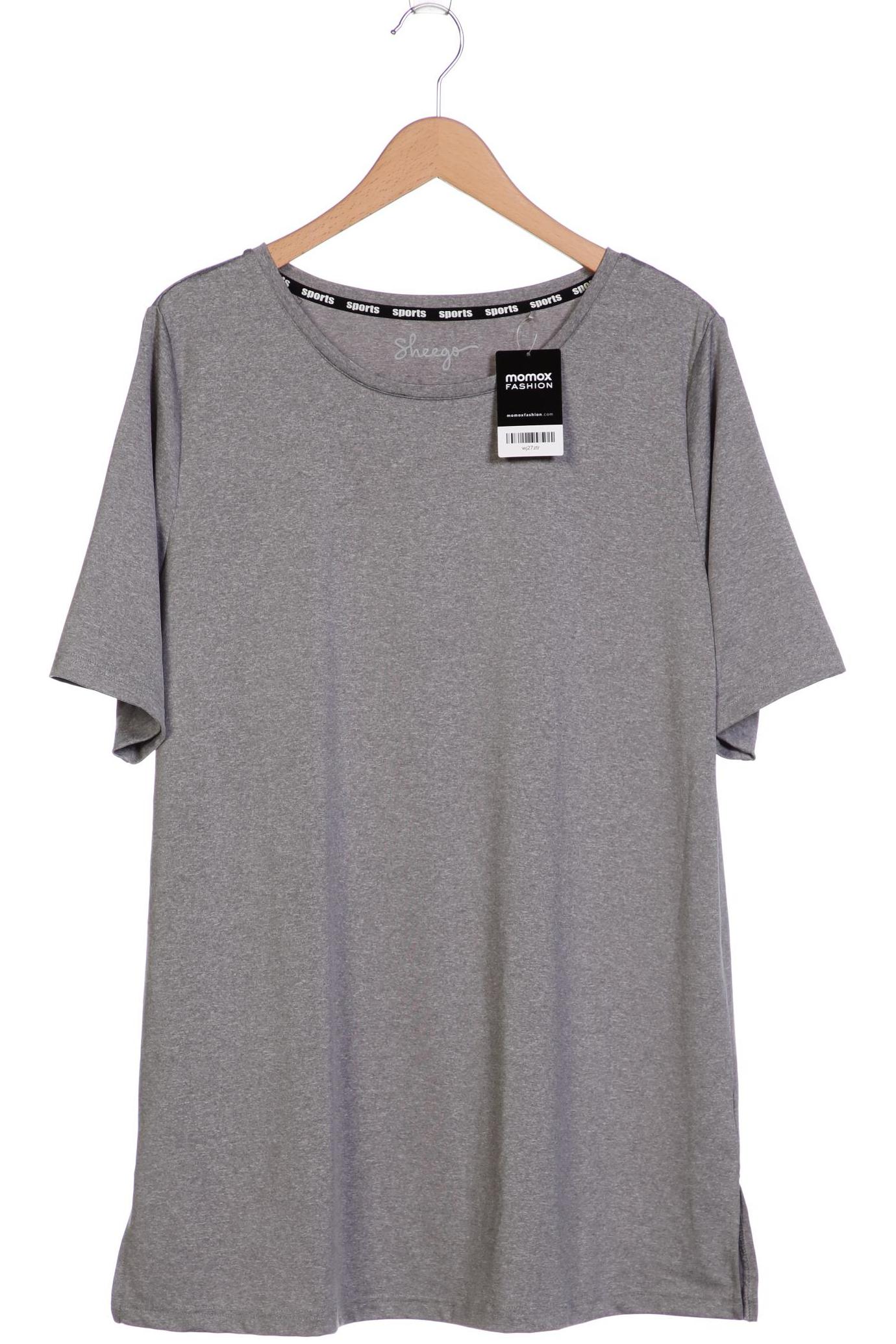 

sheego Damen T-Shirt, grau, Gr. 44