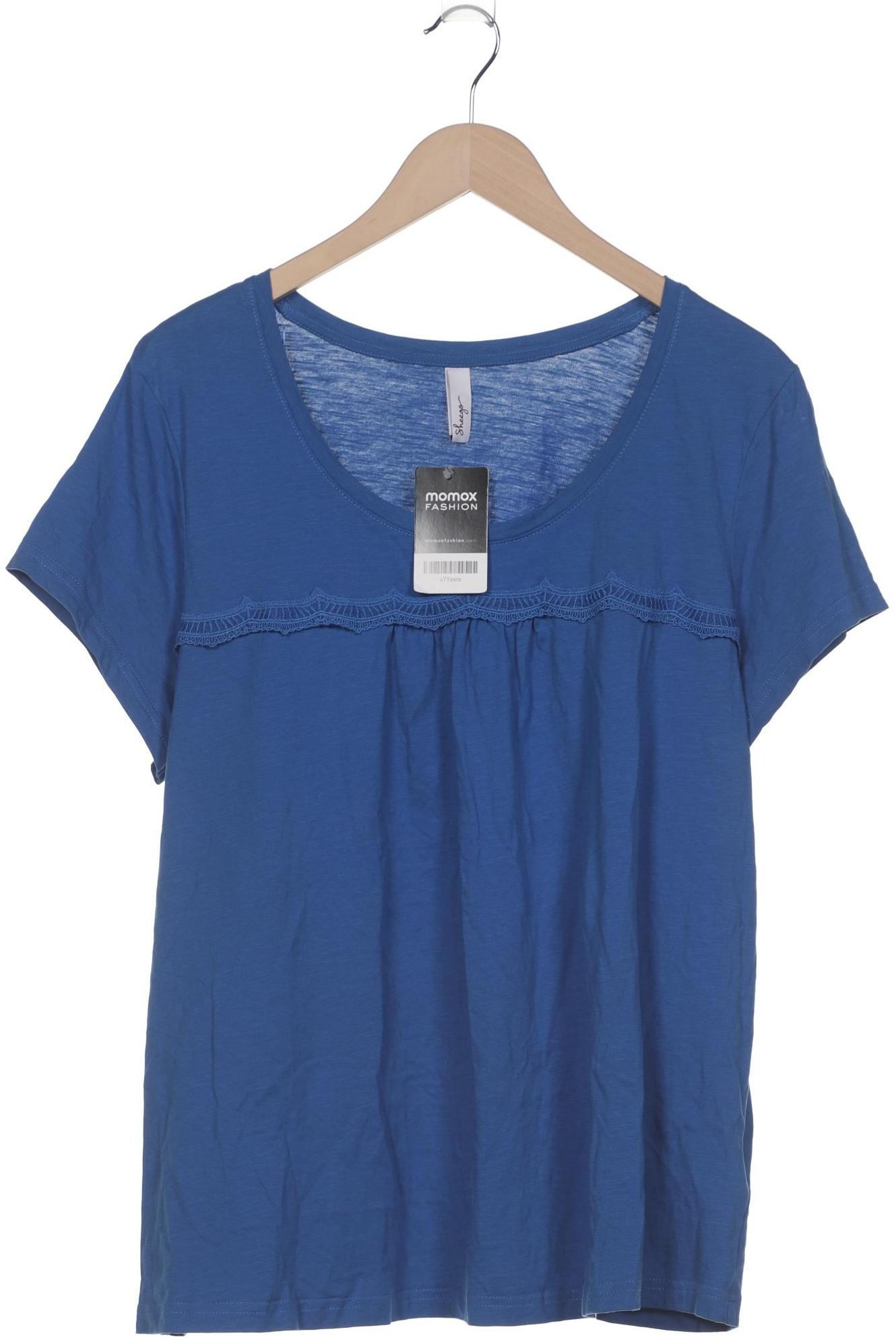 

sheego Damen T-Shirt, blau, Gr. 44