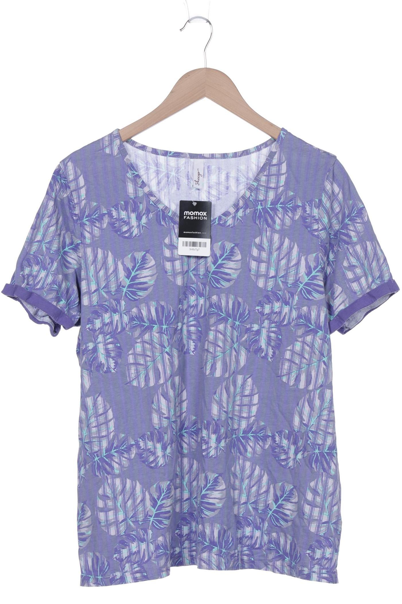 

sheego Damen T-Shirt, flieder, Gr. 44