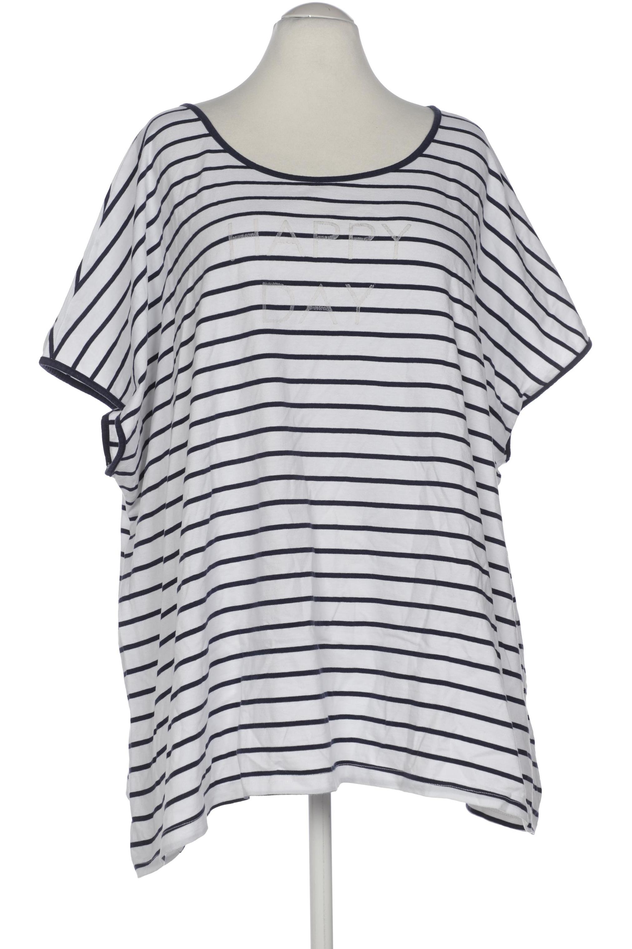 

sheego Damen T-Shirt, weiß, Gr. 56