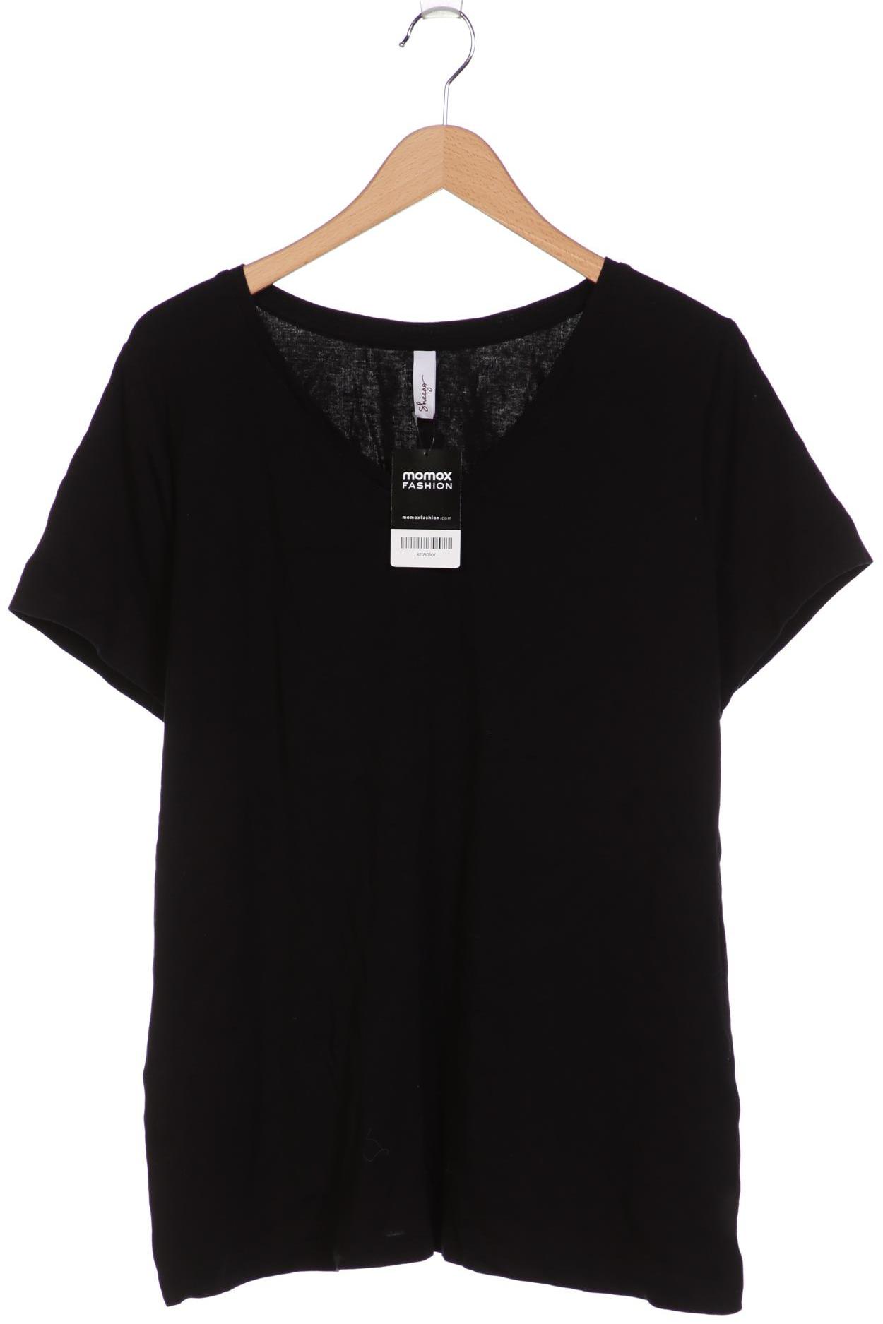 

sheego Damen T-Shirt, schwarz, Gr. 46