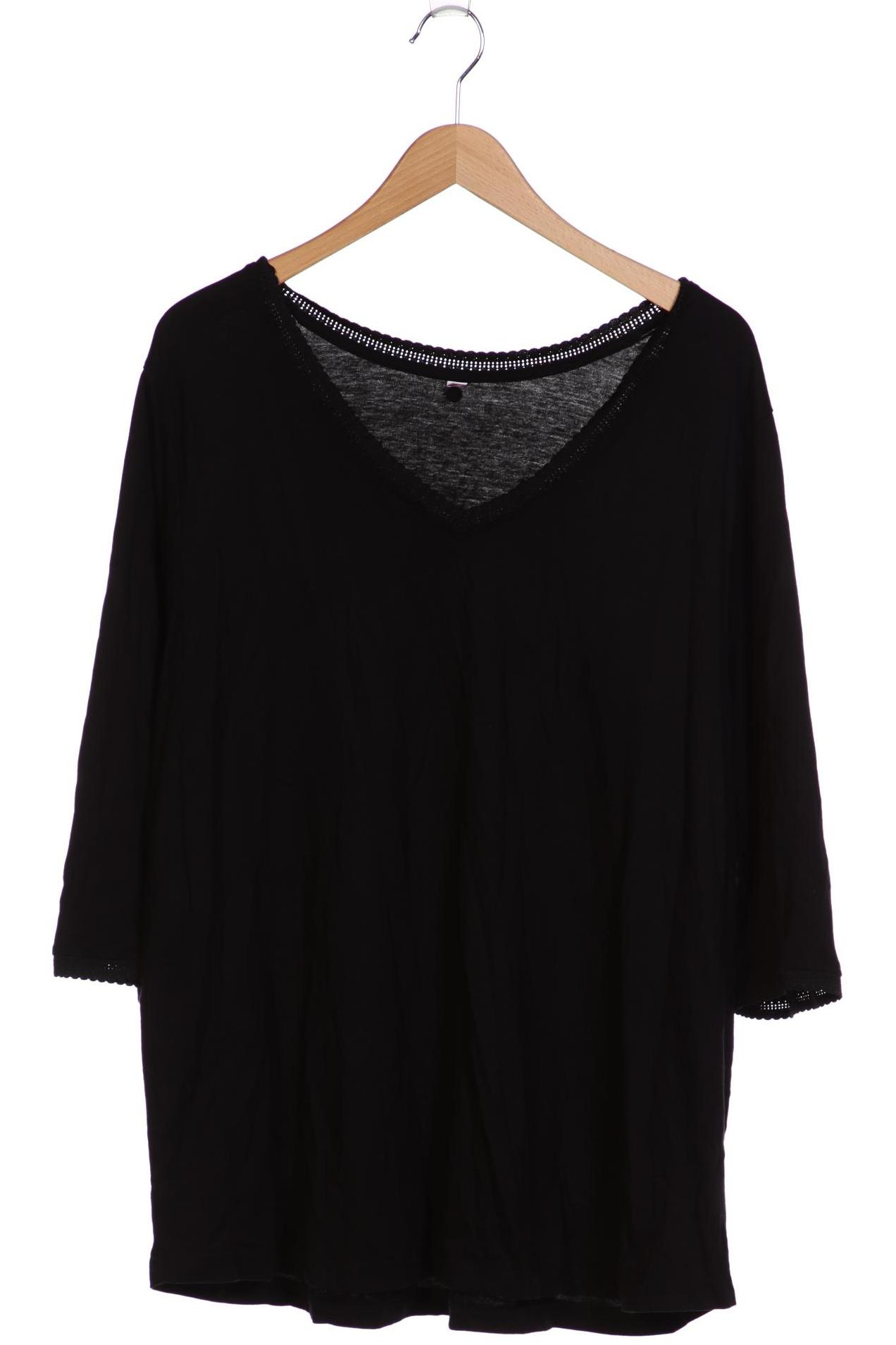 

sheego Damen T-Shirt, schwarz, Gr. 52