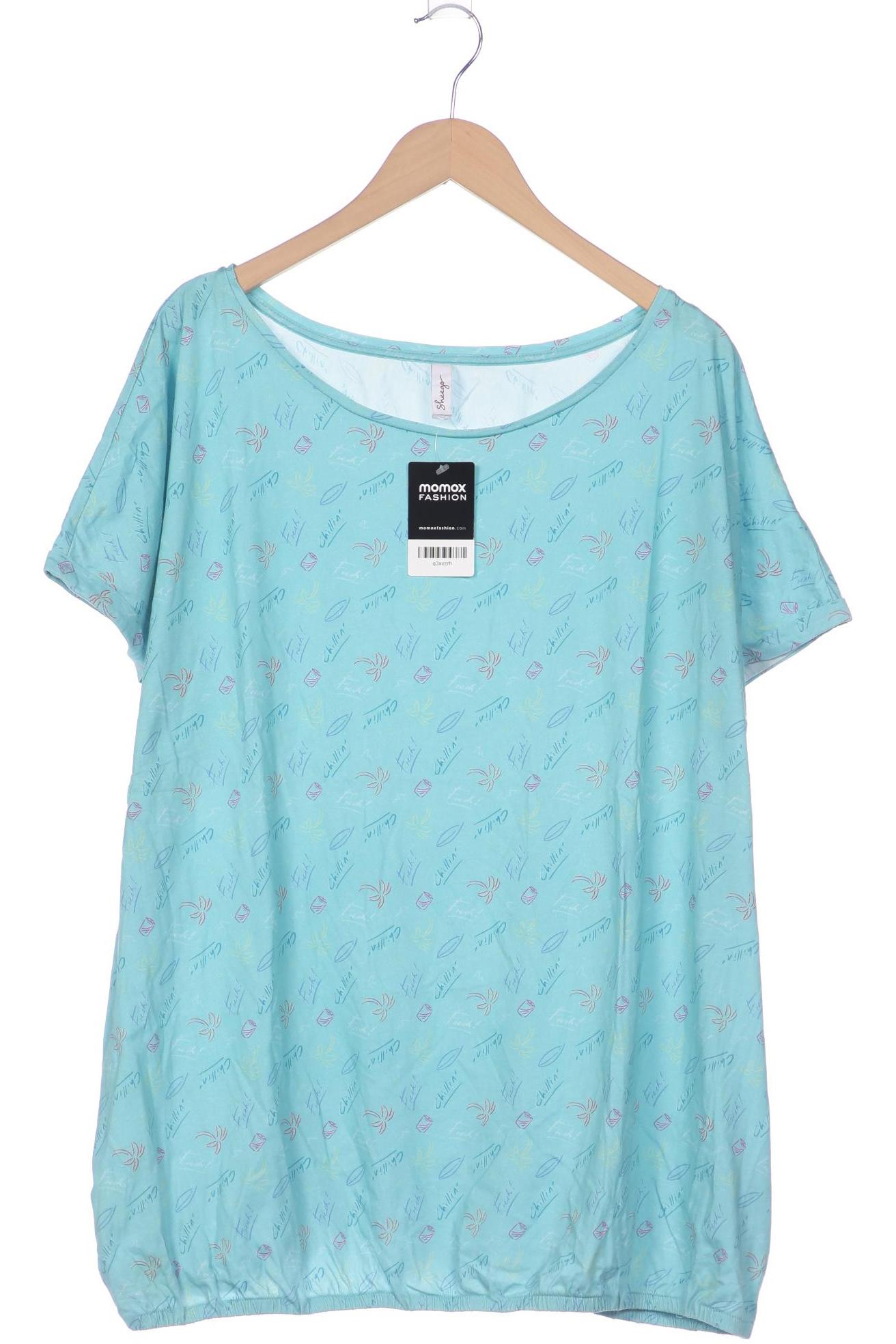 

sheego Damen T-Shirt, hellblau, Gr. 52