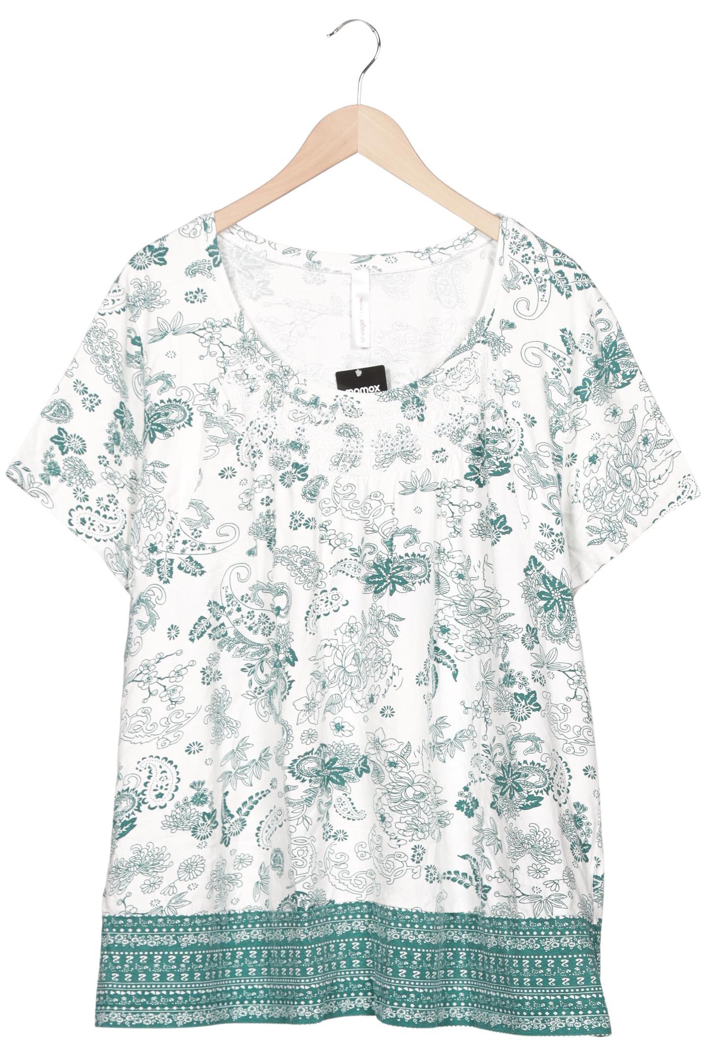 

sheego Damen T-Shirt, mehrfarbig, Gr. 52