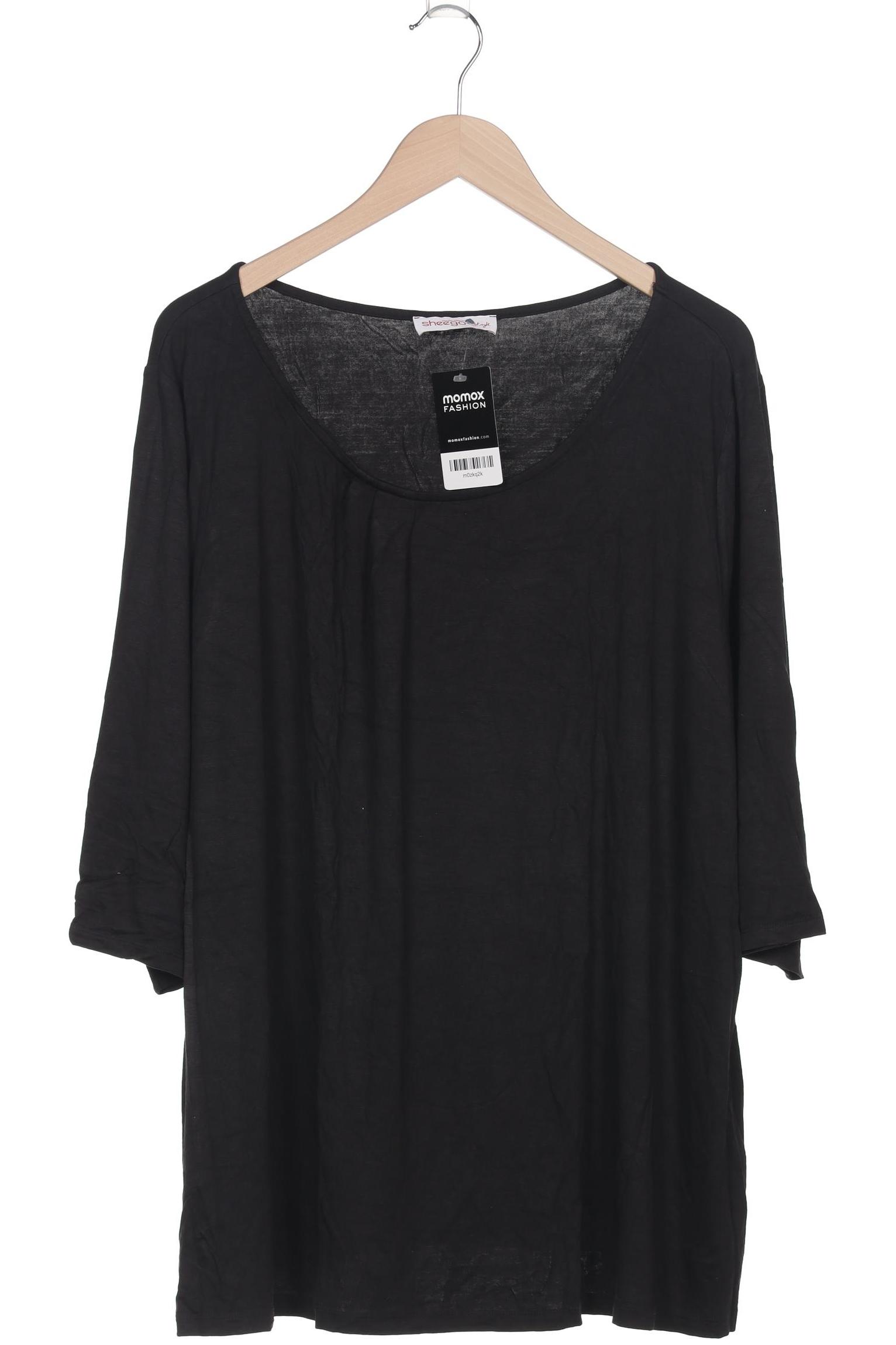 

sheego Damen T-Shirt, schwarz, Gr. 52