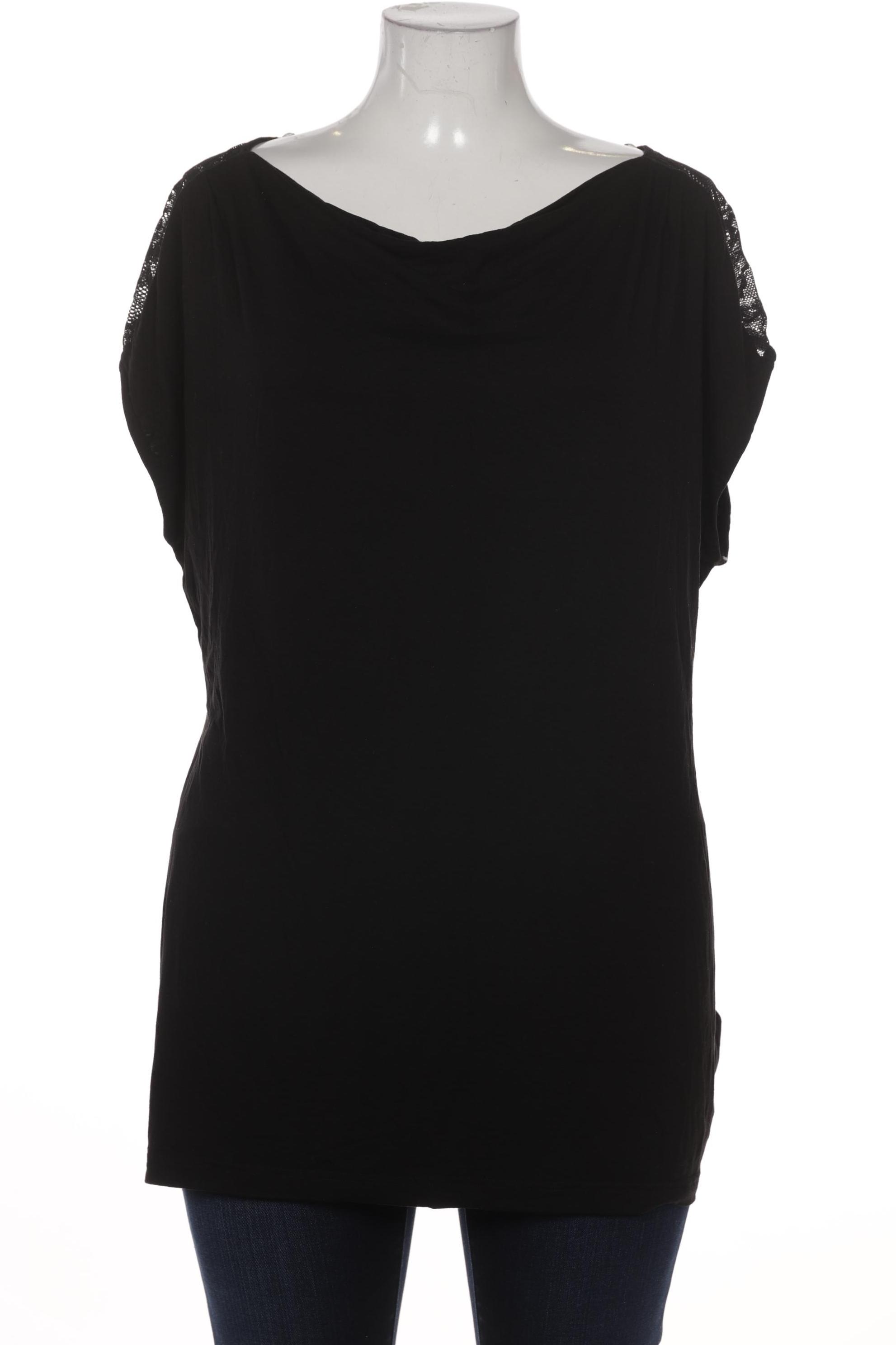

sheego Damen T-Shirt, schwarz, Gr. 48