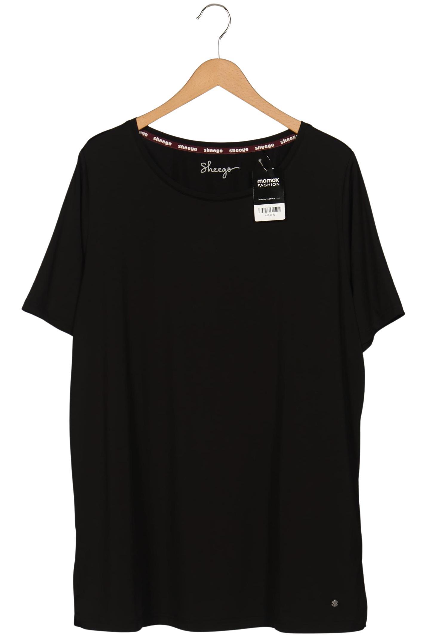 

sheego Damen T-Shirt, schwarz, Gr. 48