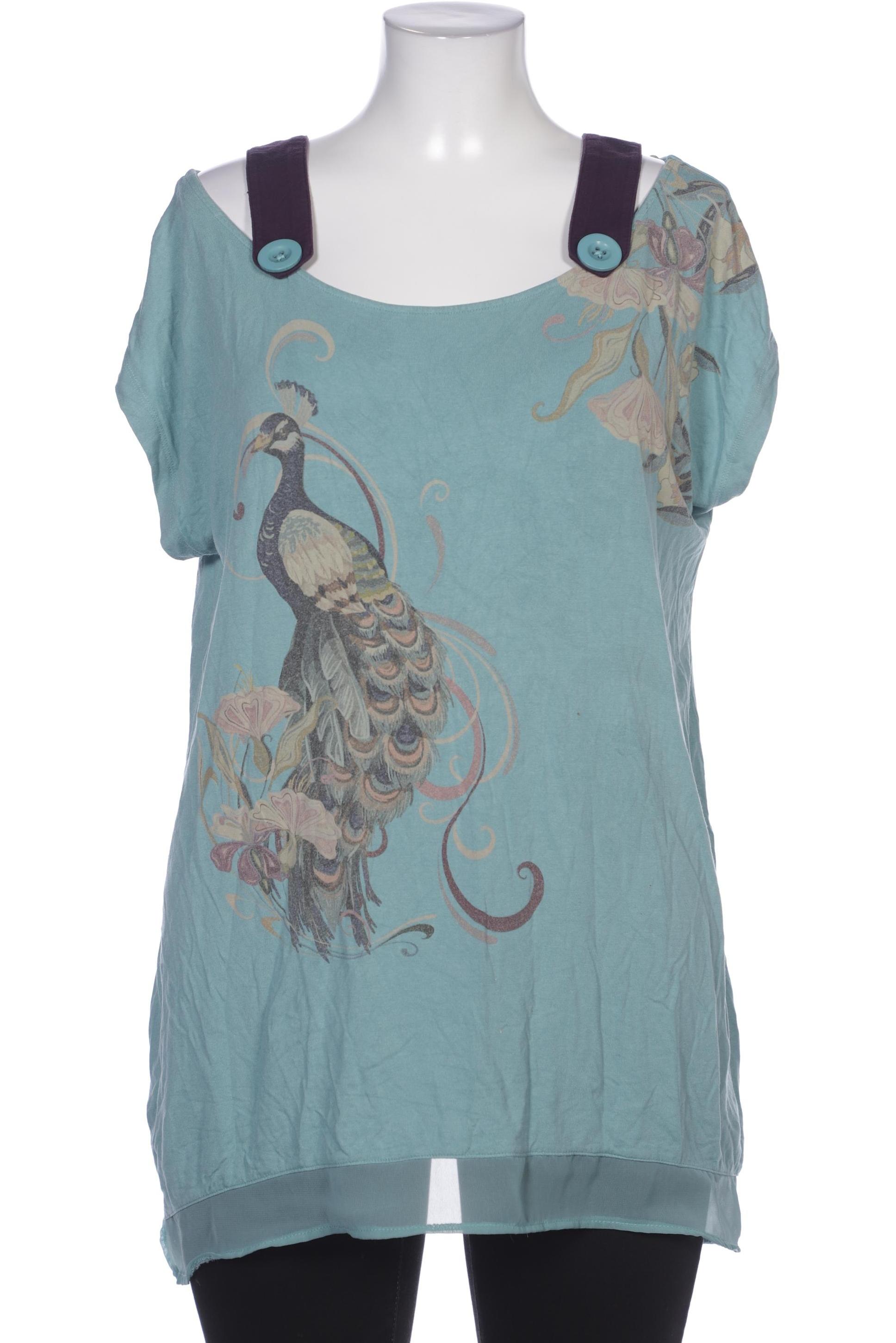 

sheego Damen T-Shirt, türkis, Gr. 44