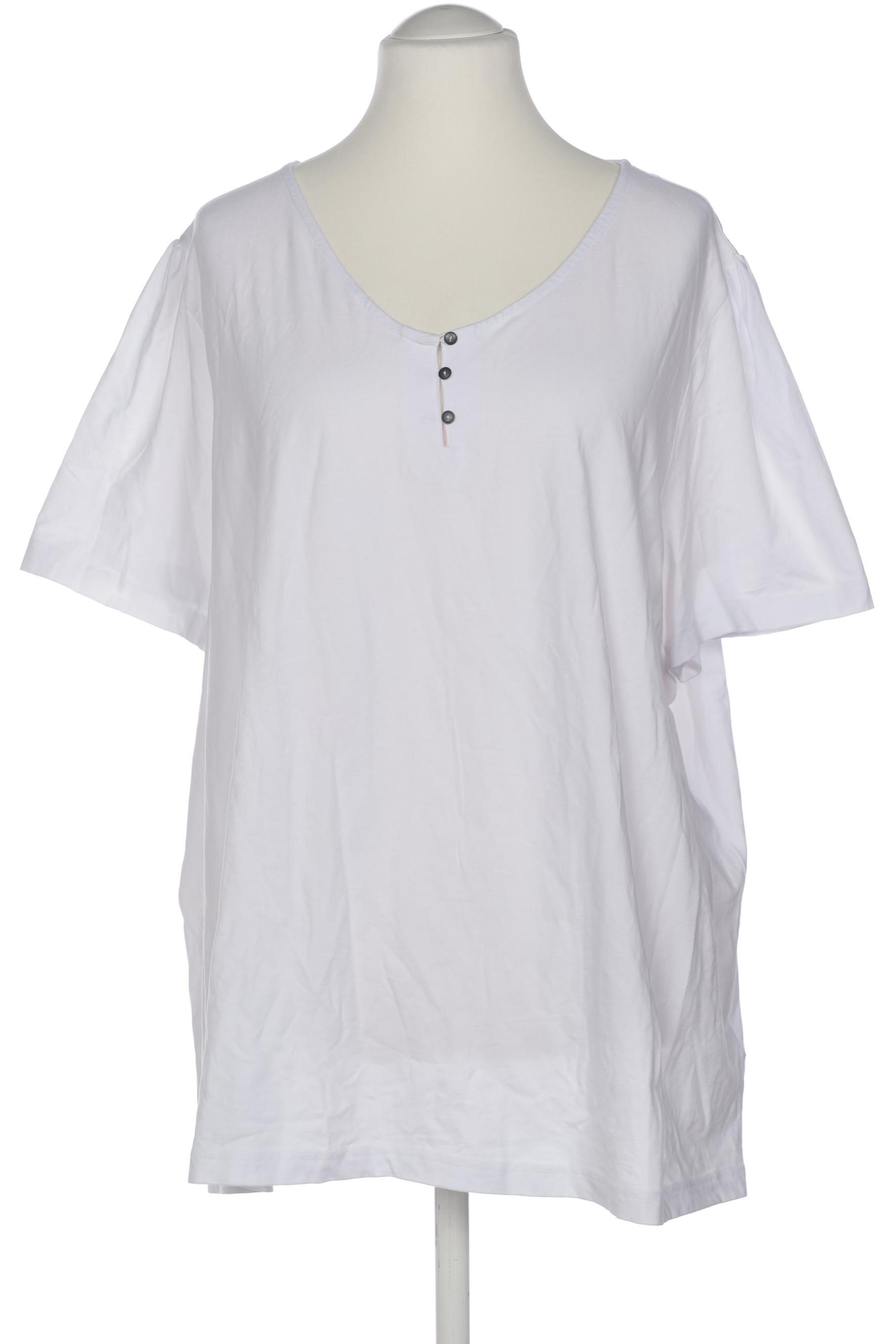 

sheego Damen T-Shirt, weiß, Gr. 56