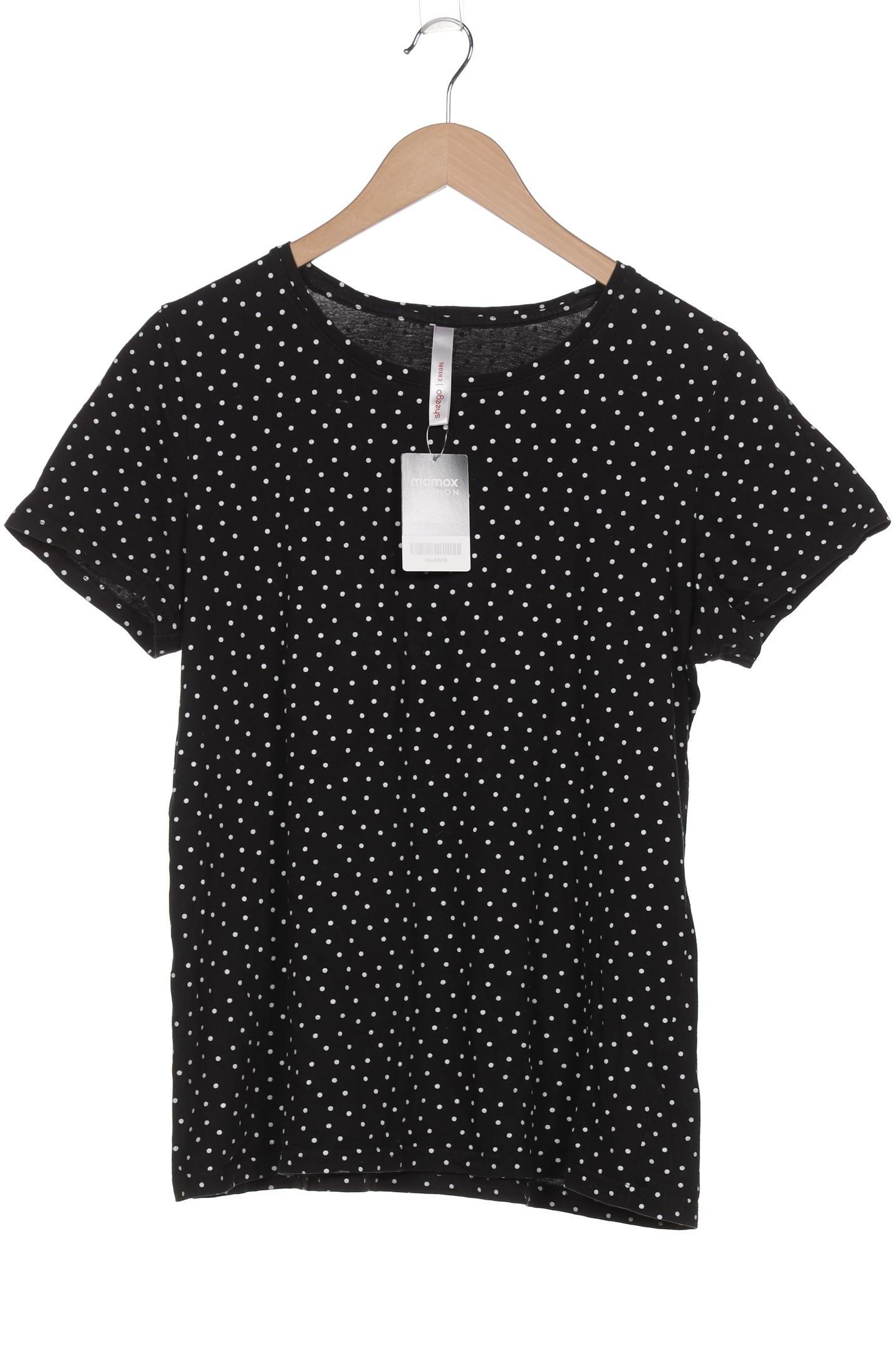 

sheego Damen T-Shirt, schwarz, Gr. 44