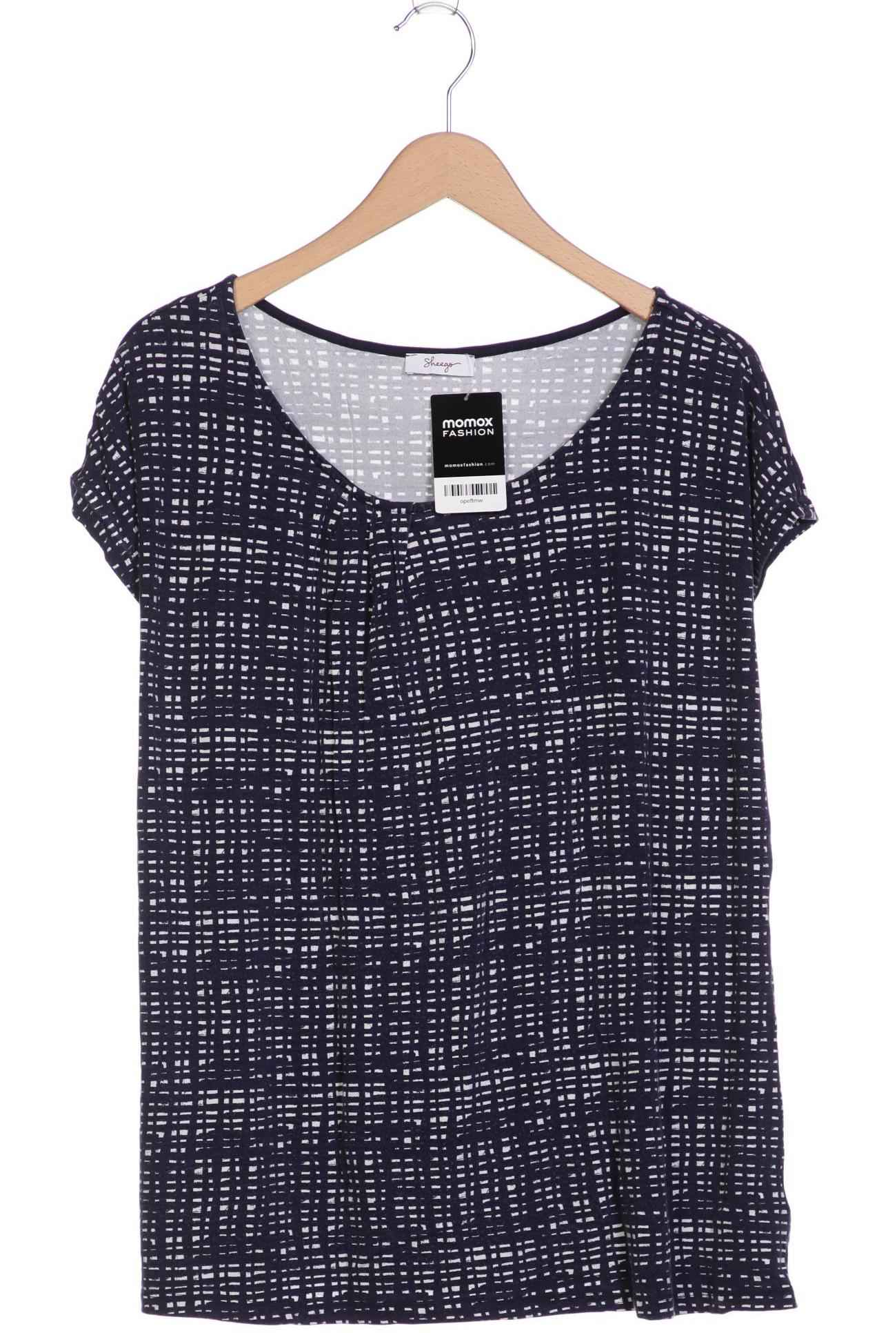 

sheego Damen T-Shirt, marineblau, Gr. 48
