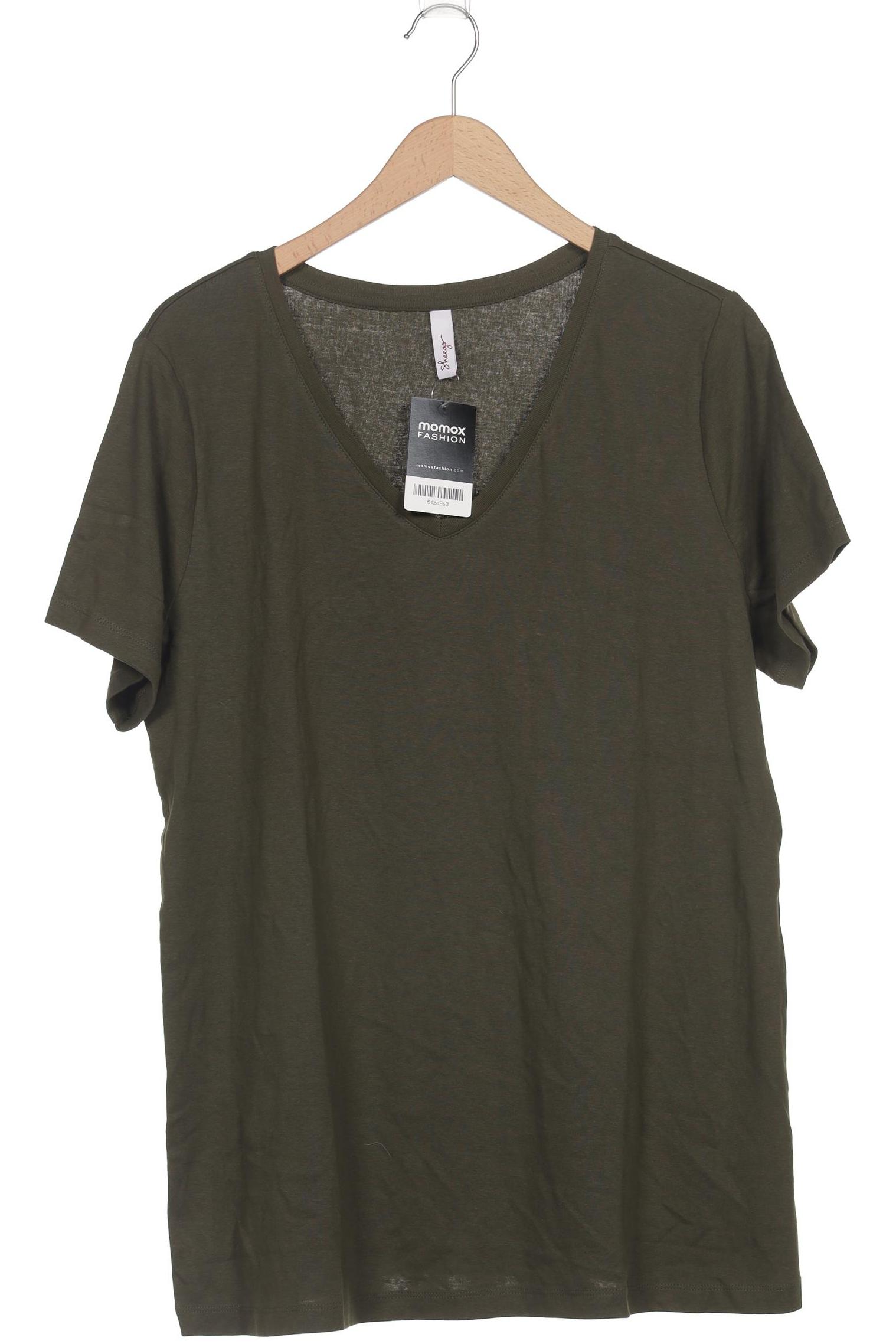 

sheego Damen T-Shirt, grün, Gr. 48