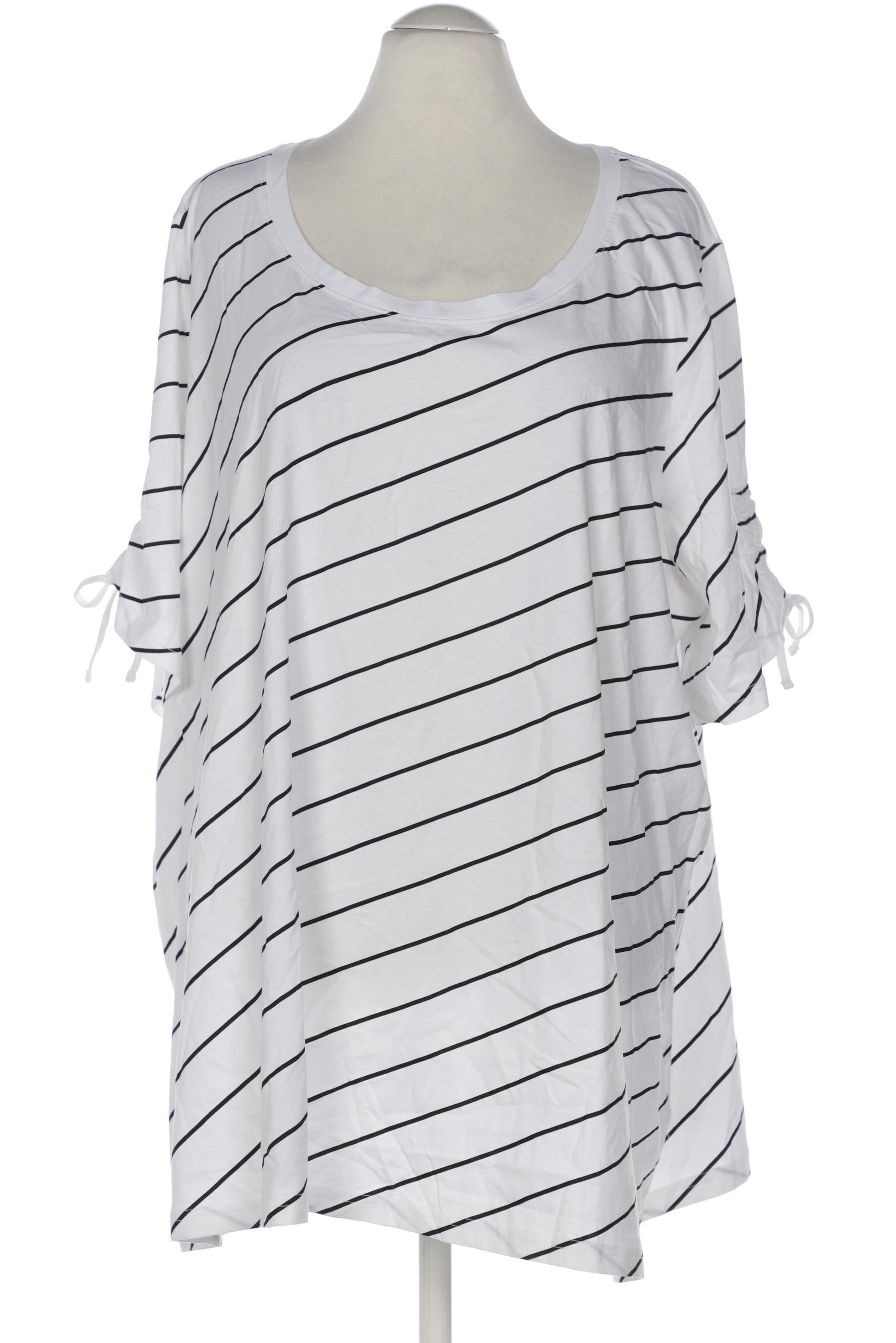 

sheego Damen T-Shirt, weiß, Gr. 56