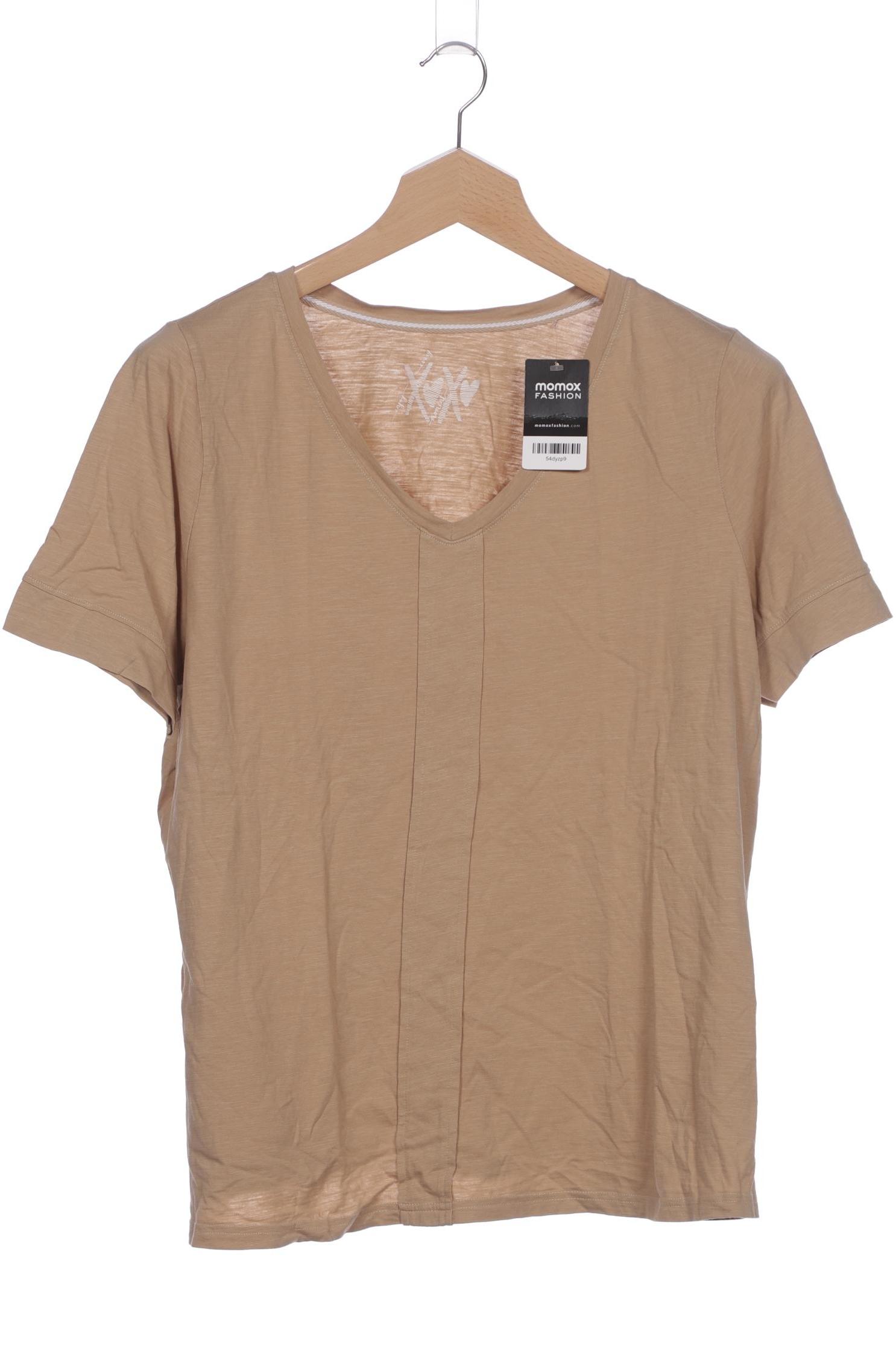 

sheego Damen T-Shirt, beige, Gr. 48