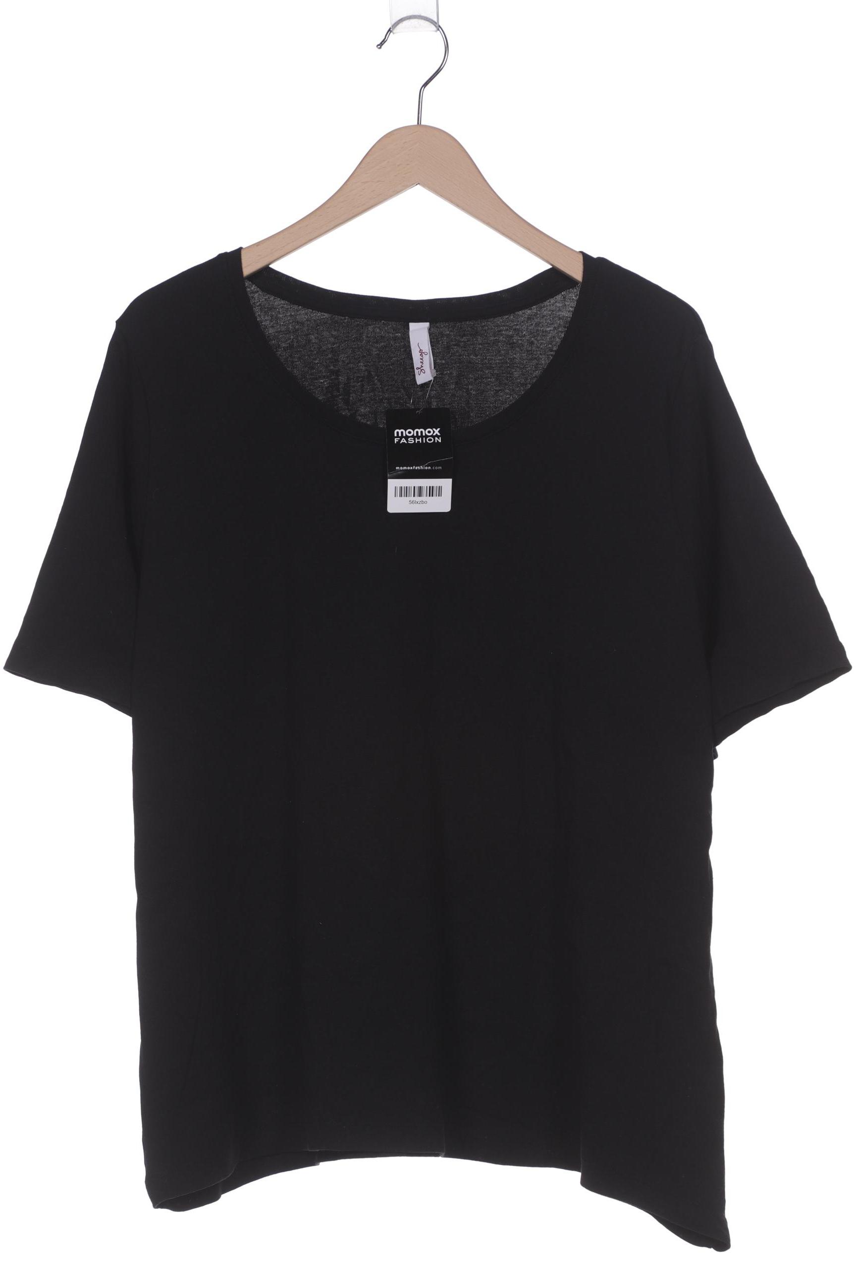 

sheego Damen T-Shirt, schwarz, Gr. 48