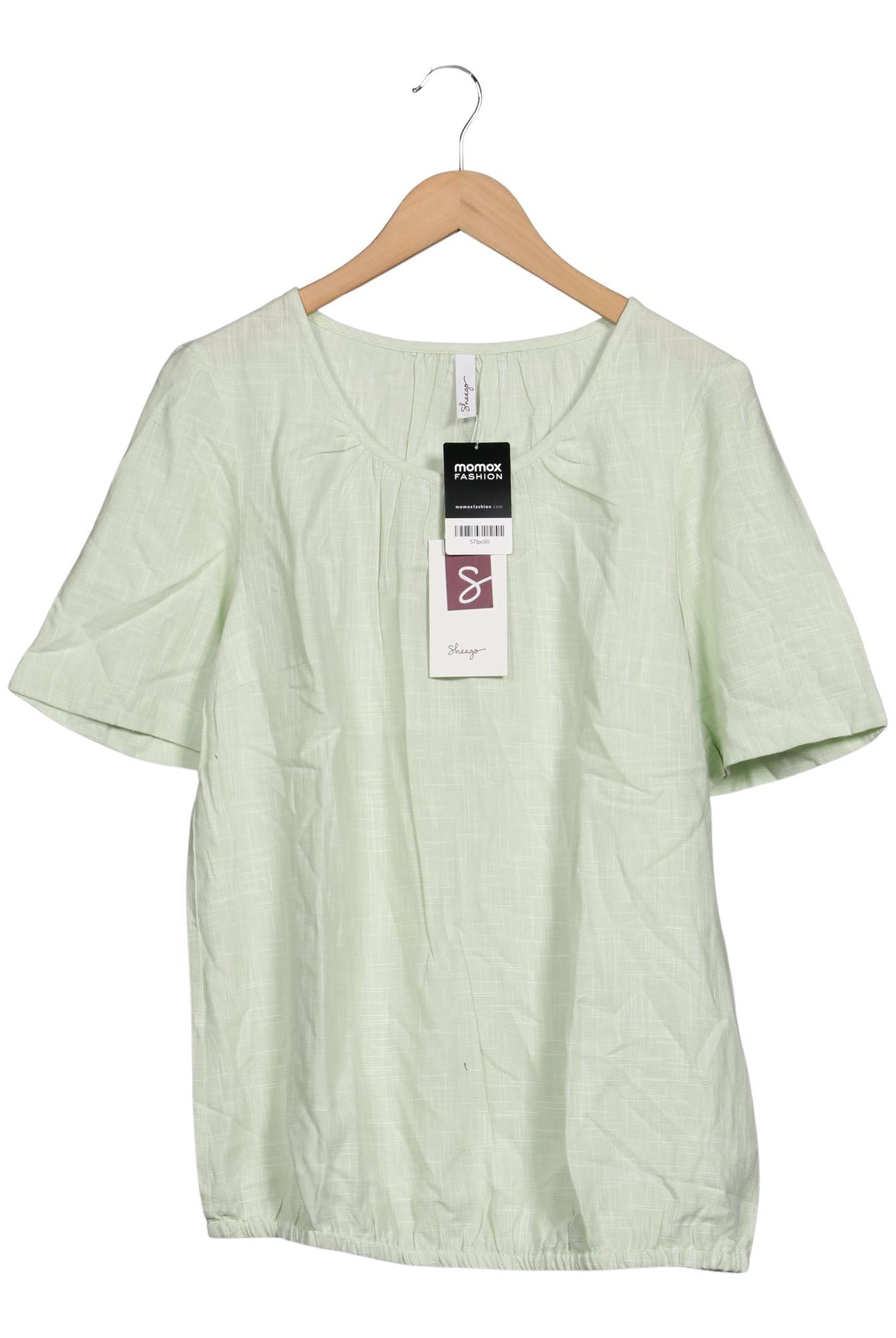 

sheego Damen T-Shirt, hellgrün, Gr. 40