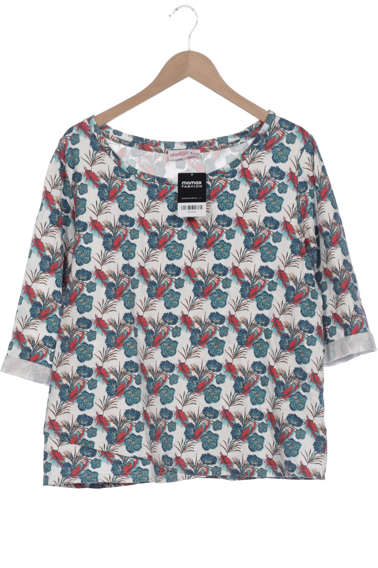 

sheego Damen T-Shirt, mehrfarbig, Gr. 44