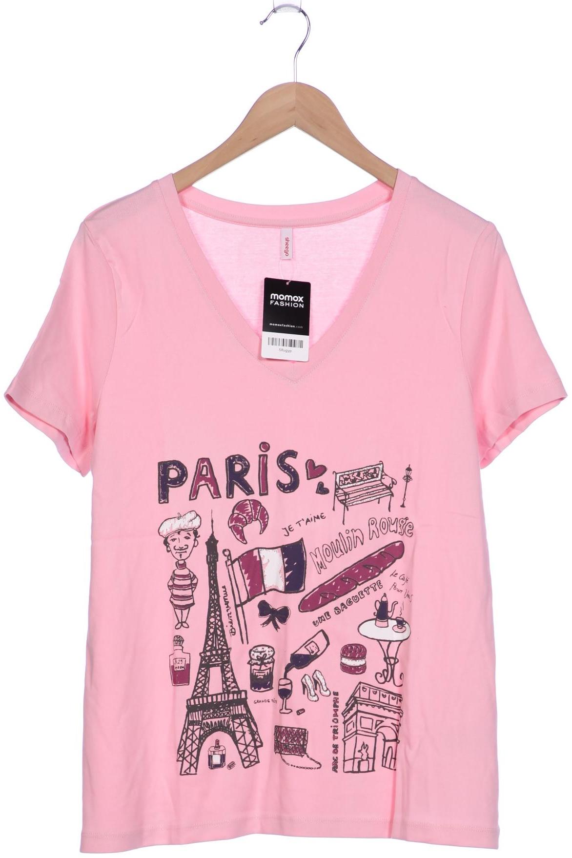 

sheego Damen T-Shirt, pink, Gr. 44