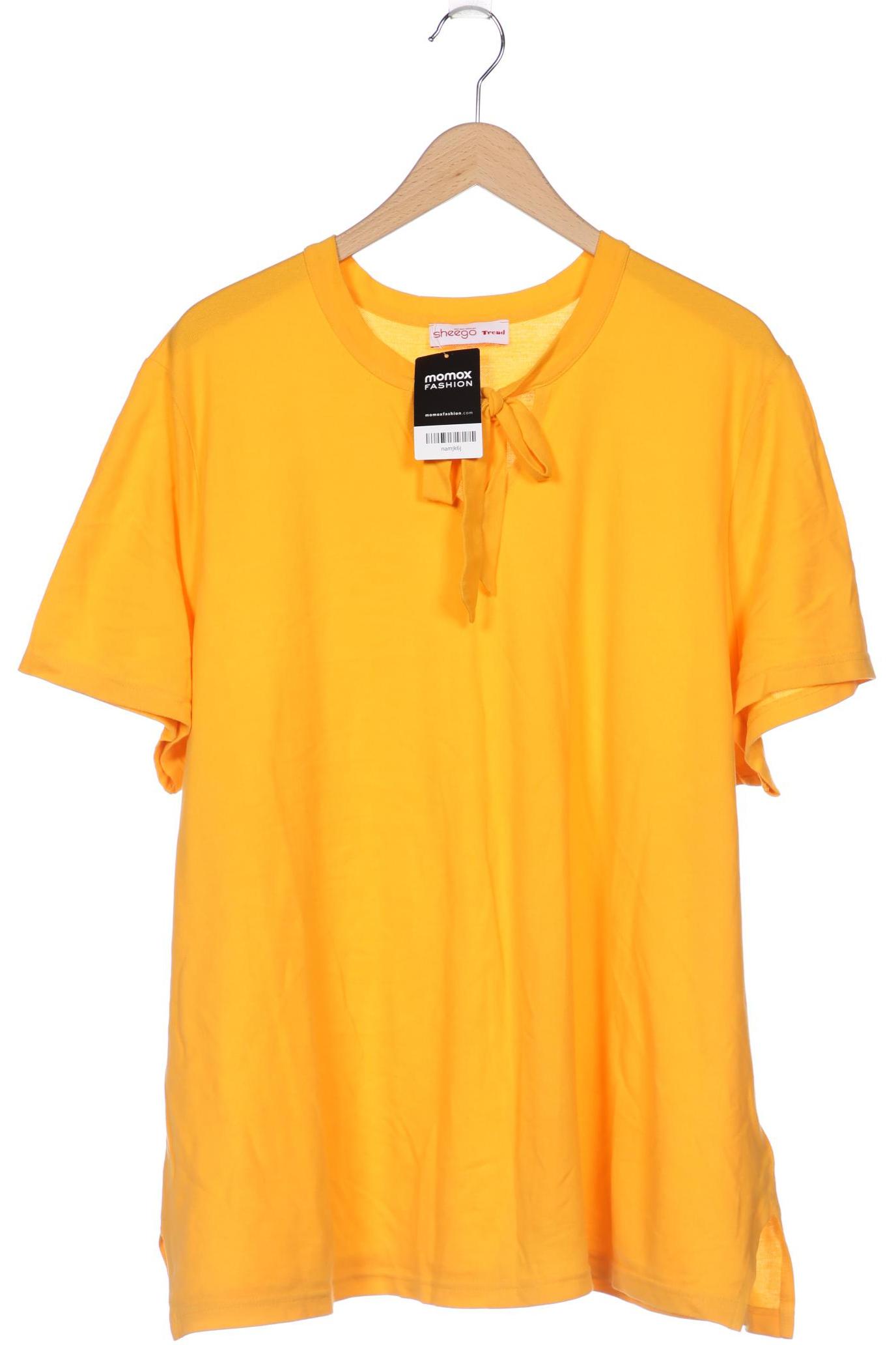 

sheego Damen T-Shirt, orange, Gr. 54