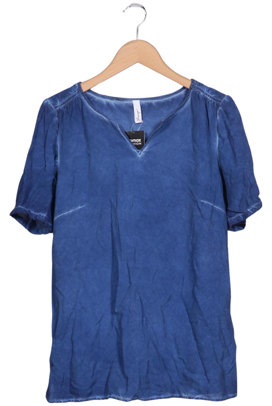 

sheego Damen T-Shirt, blau, Gr. 40