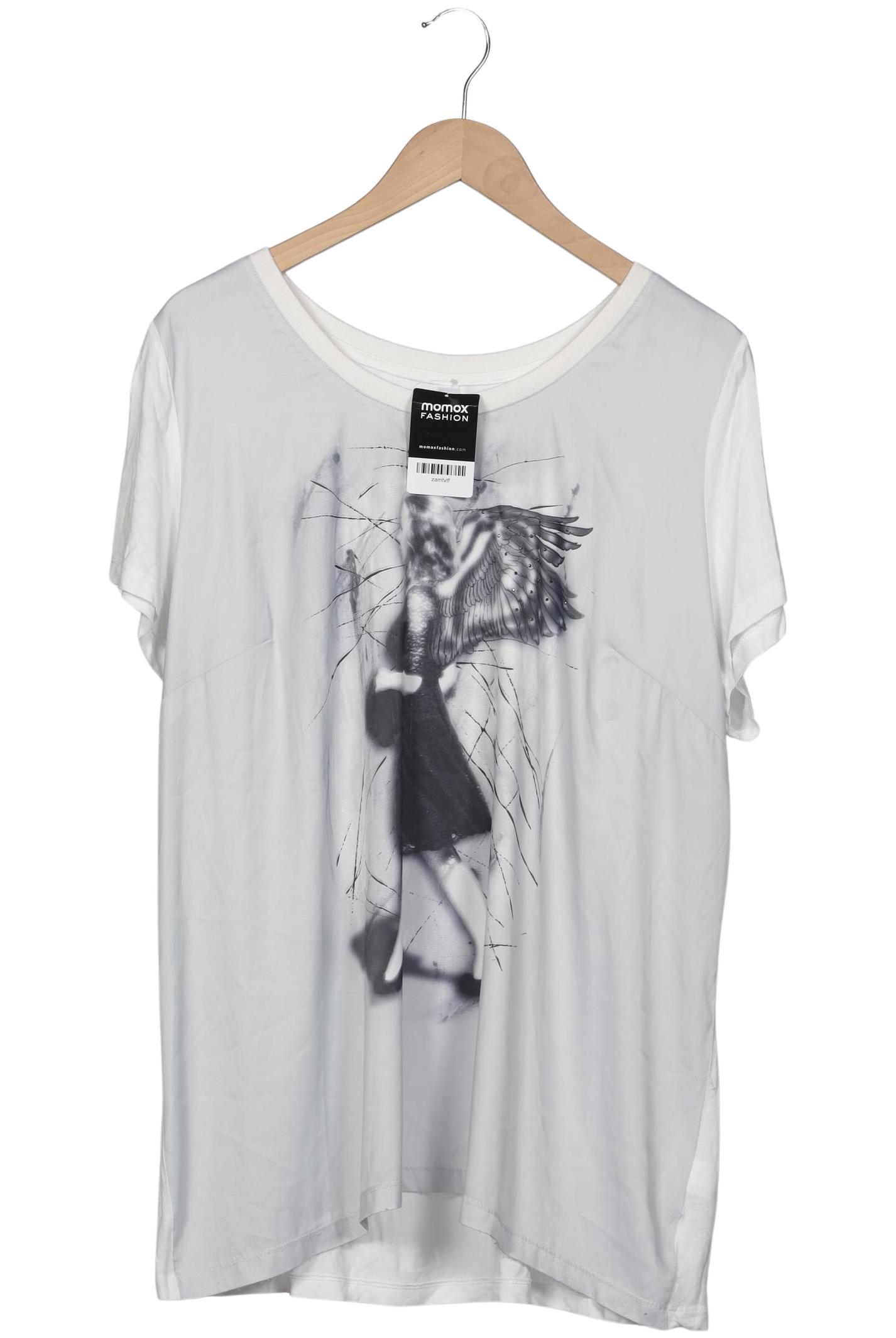 

sheego Damen T-Shirt, weiß, Gr. 50