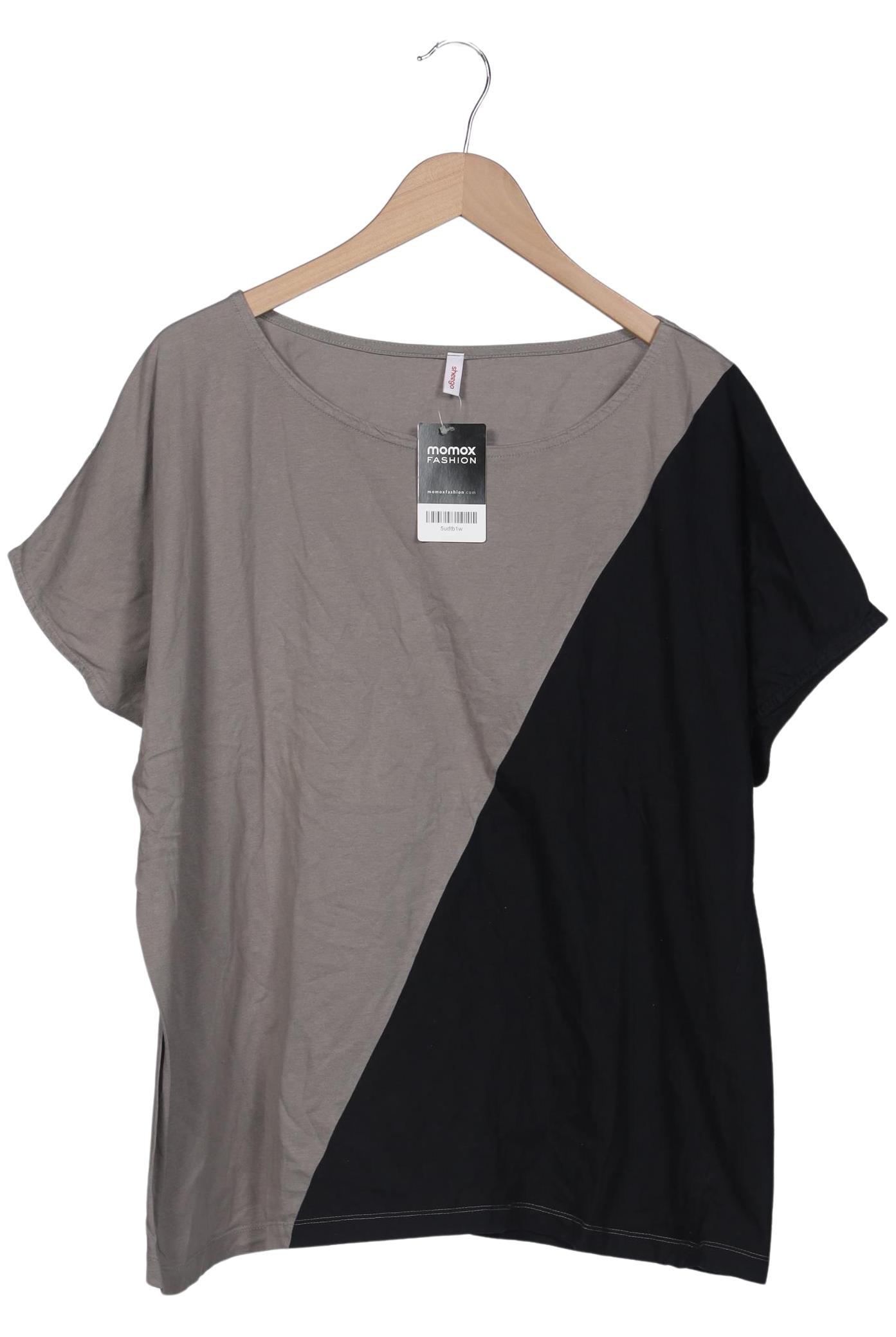 

sheego Damen T-Shirt, grau, Gr. 48