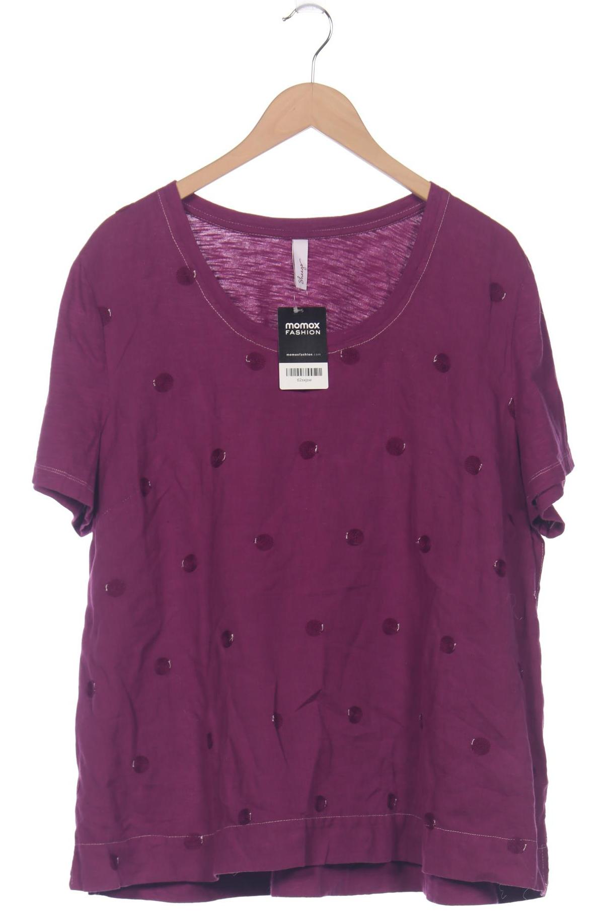

sheego Damen T-Shirt, flieder, Gr. 48