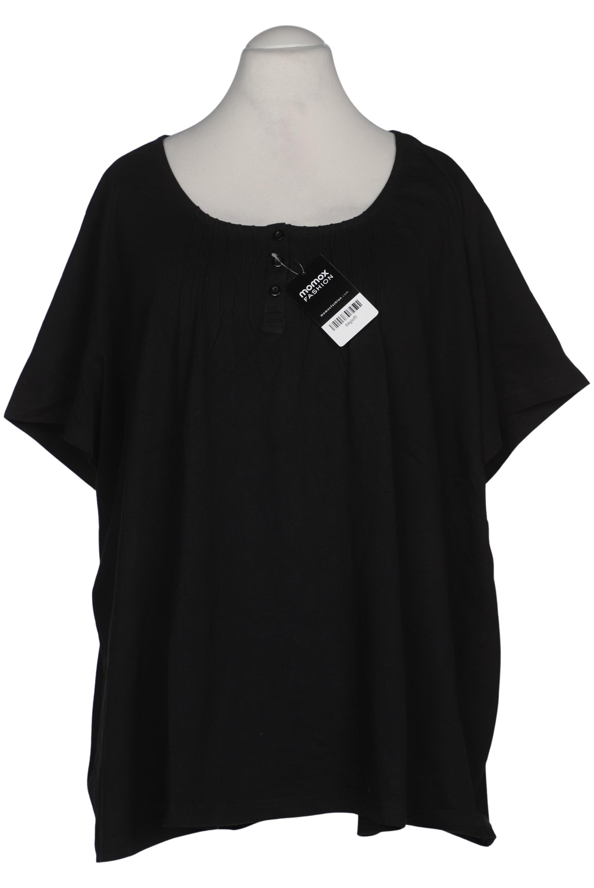 

sheego Damen T-Shirt, schwarz, Gr. 56