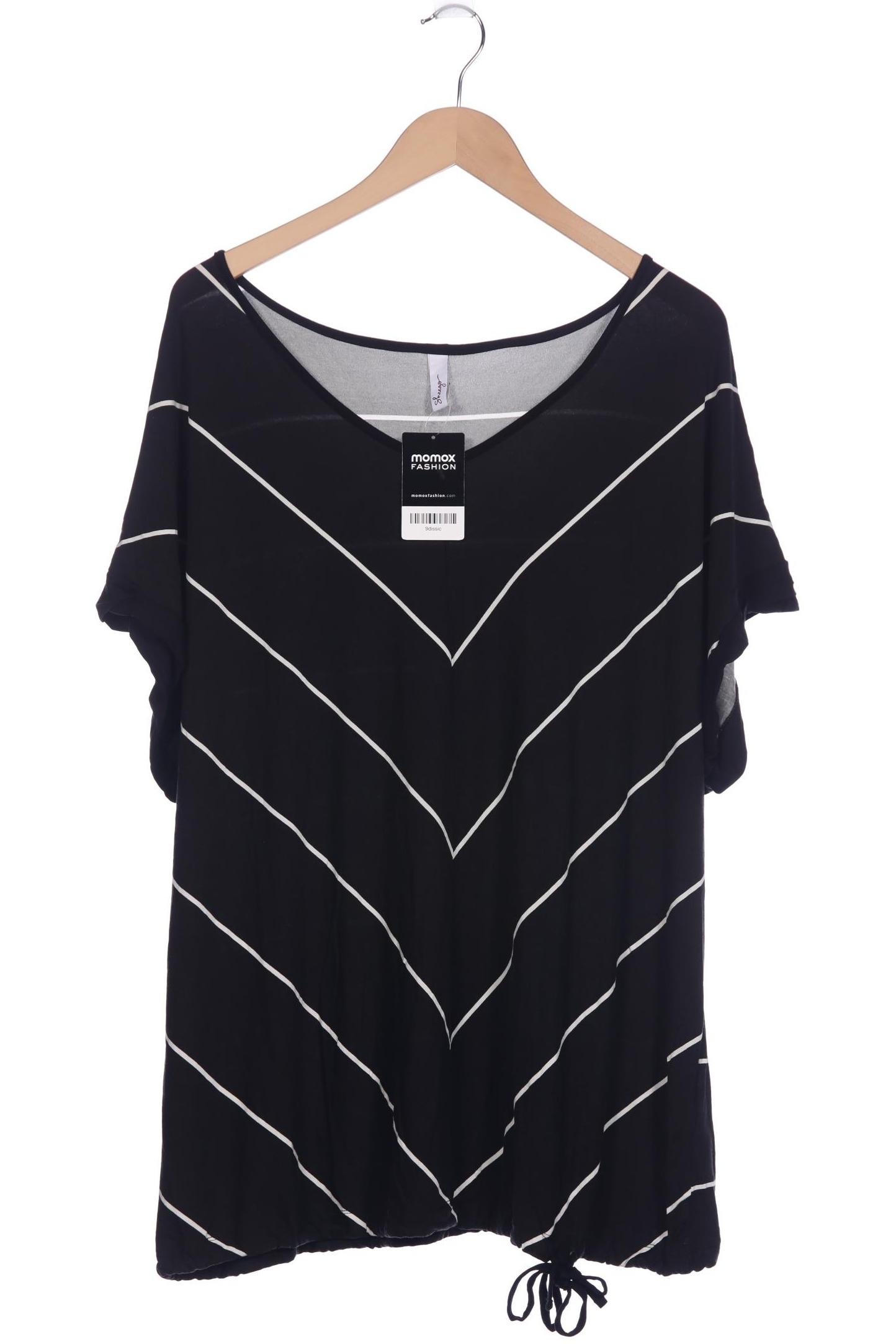 

sheego Damen T-Shirt, schwarz, Gr. 52