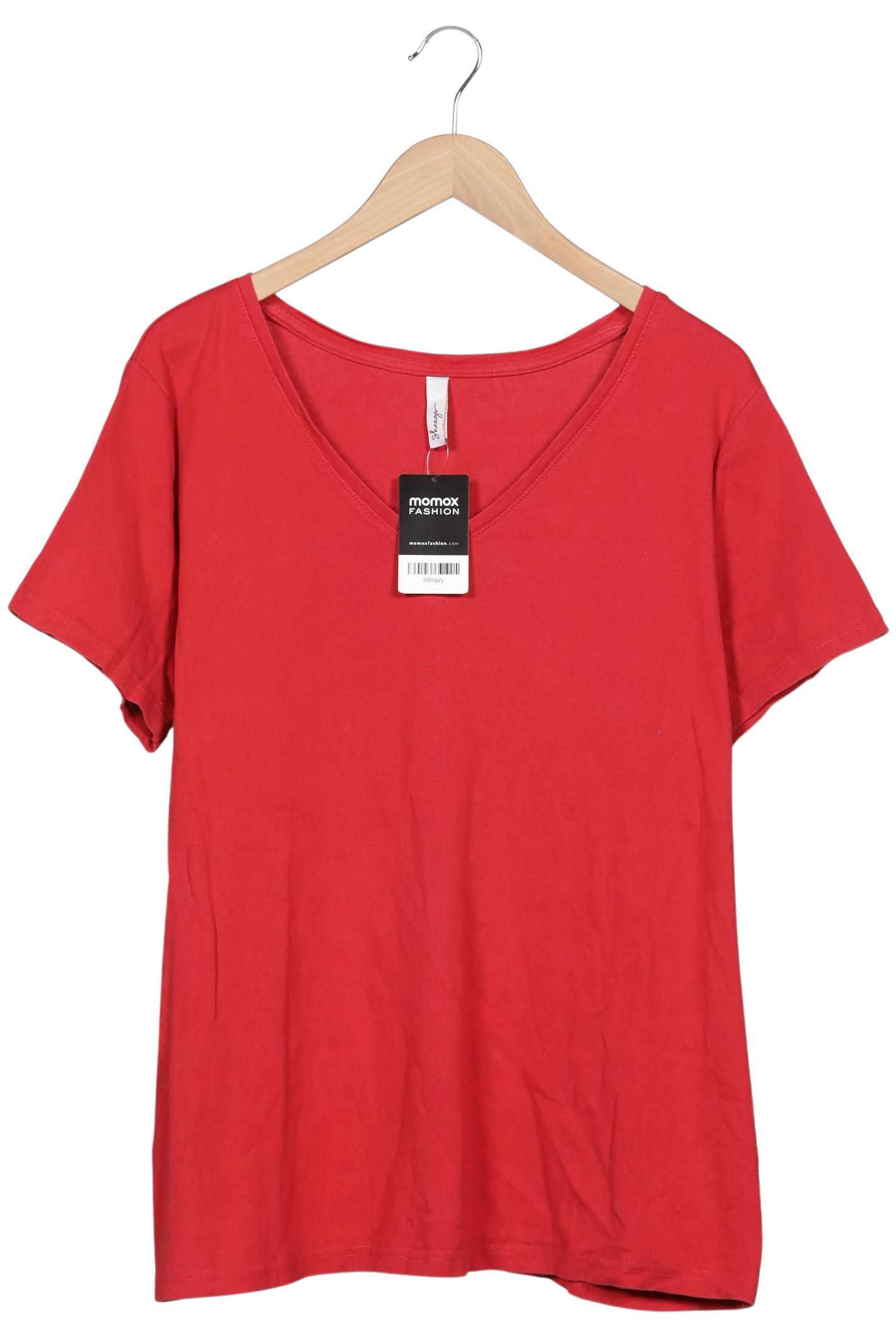 

sheego Damen T-Shirt, rot, Gr. 48