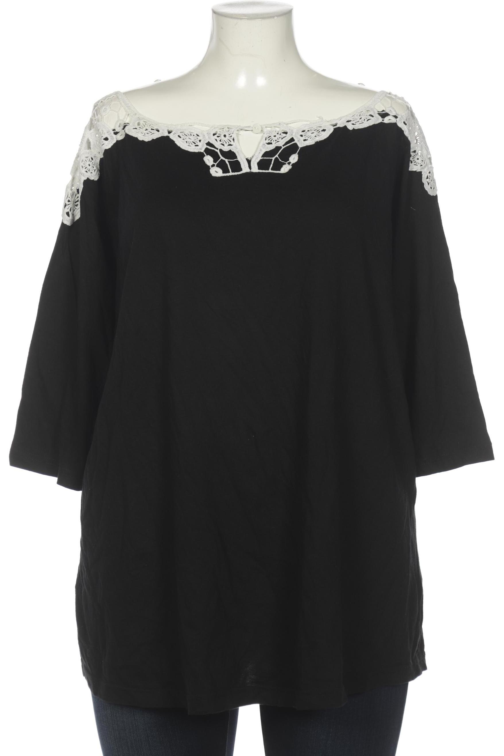 

sheego Damen T-Shirt, schwarz, Gr. 52